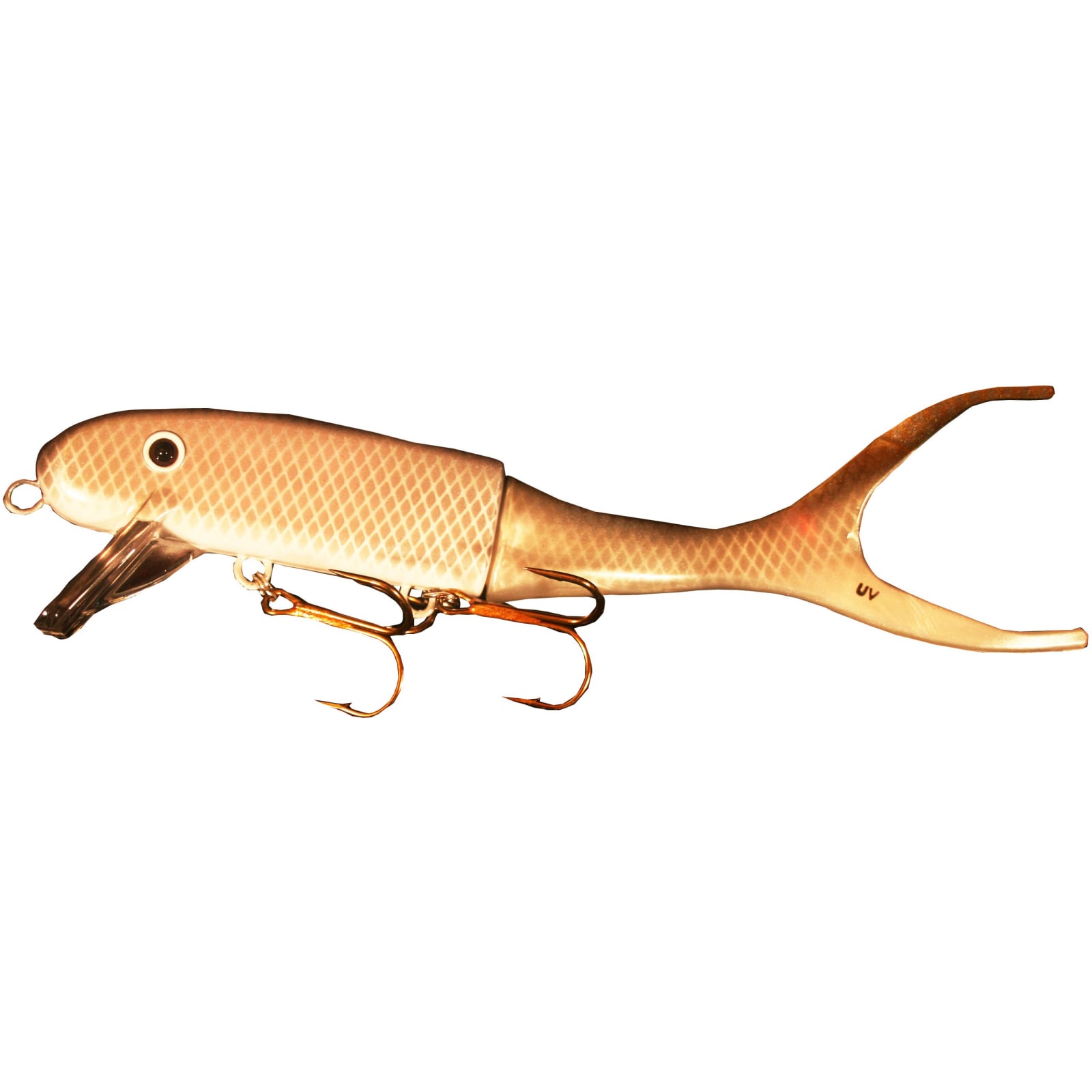 Shallow Invader 9 in Reflex Whitefish Lure by Musky Innovations at