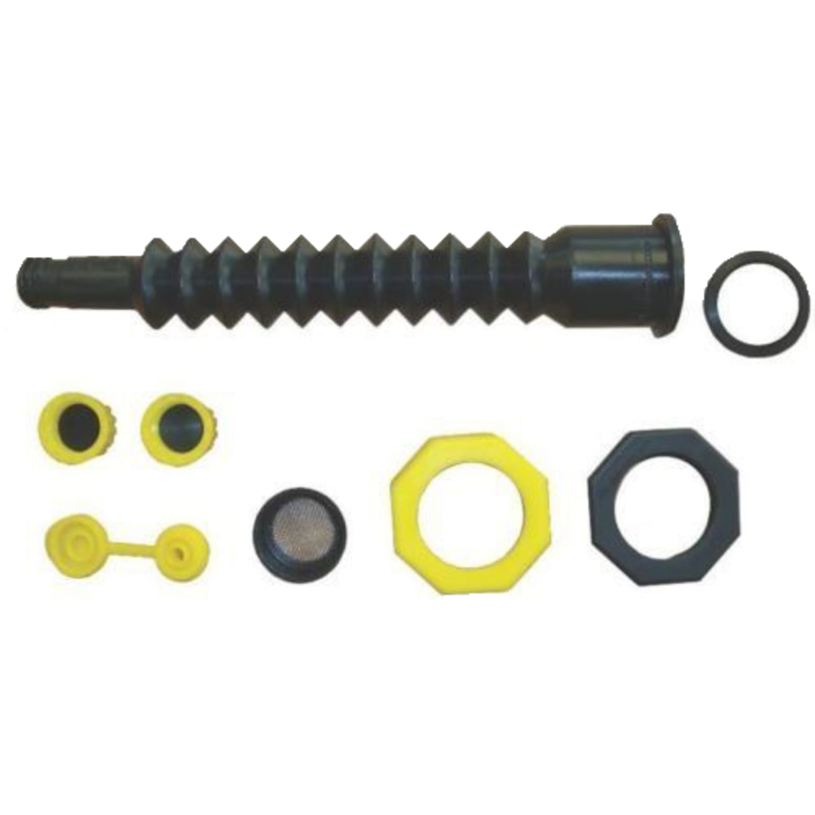 Universal Gas Can Spout Replacement, Flexible Fuel Can Nozzle Kit