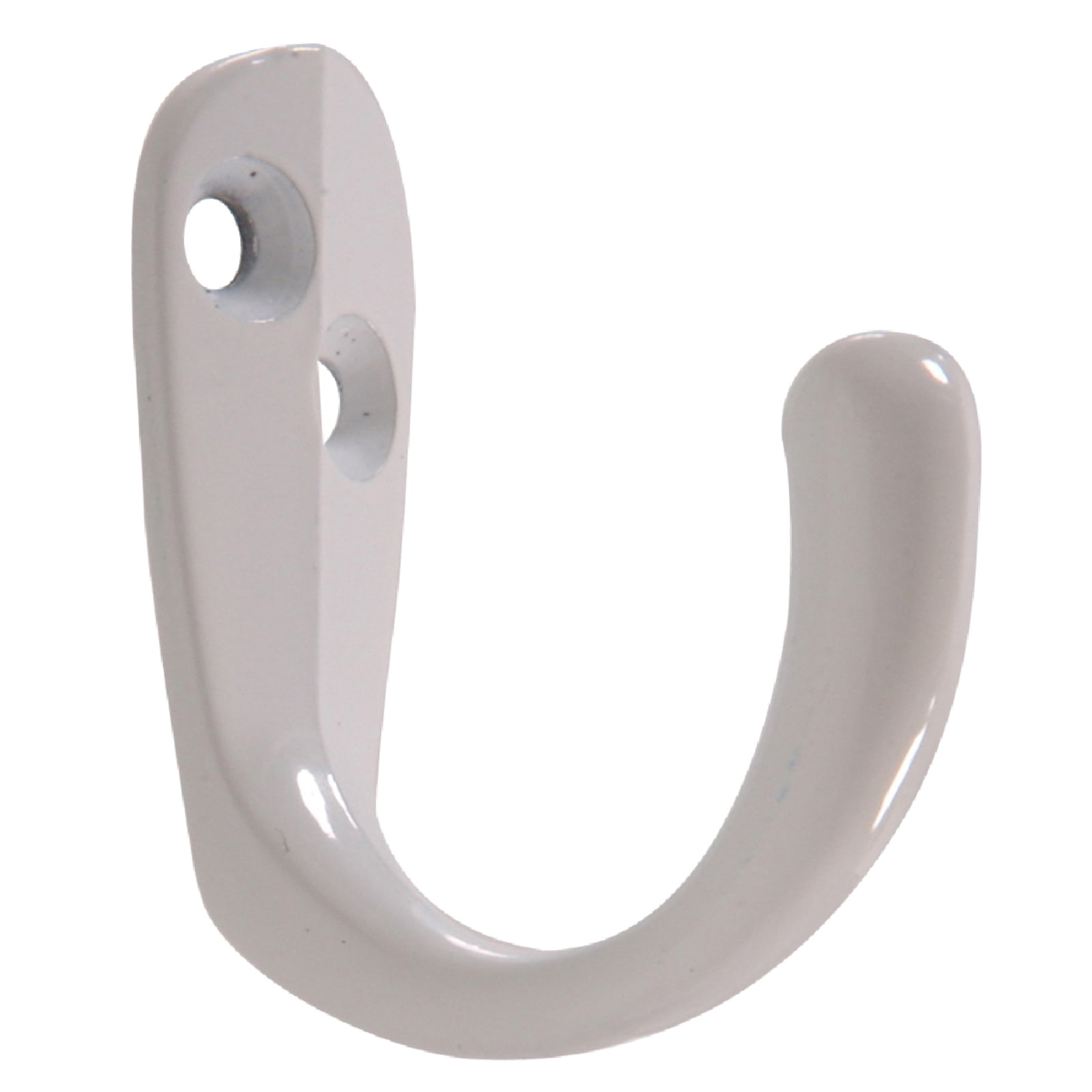 Round Clothing Hooks - White by Hillman at Fleet Farm