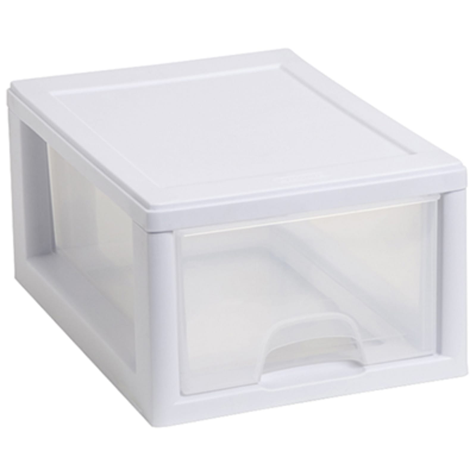 3 Sterilite Large Tall Modular Stacking Storage Drawer Clear Containers