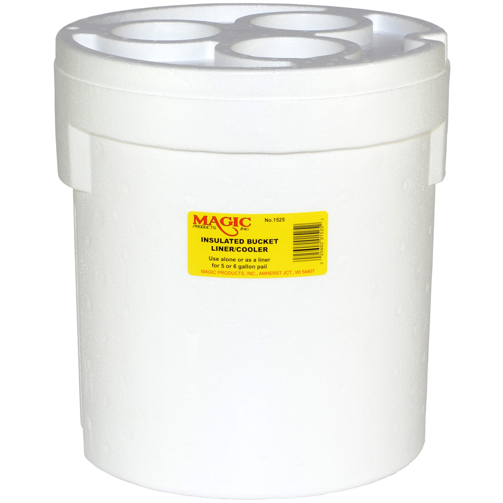 The Clean Garage 5 Gallon Bucket | Gray | Optional Insert and Lid