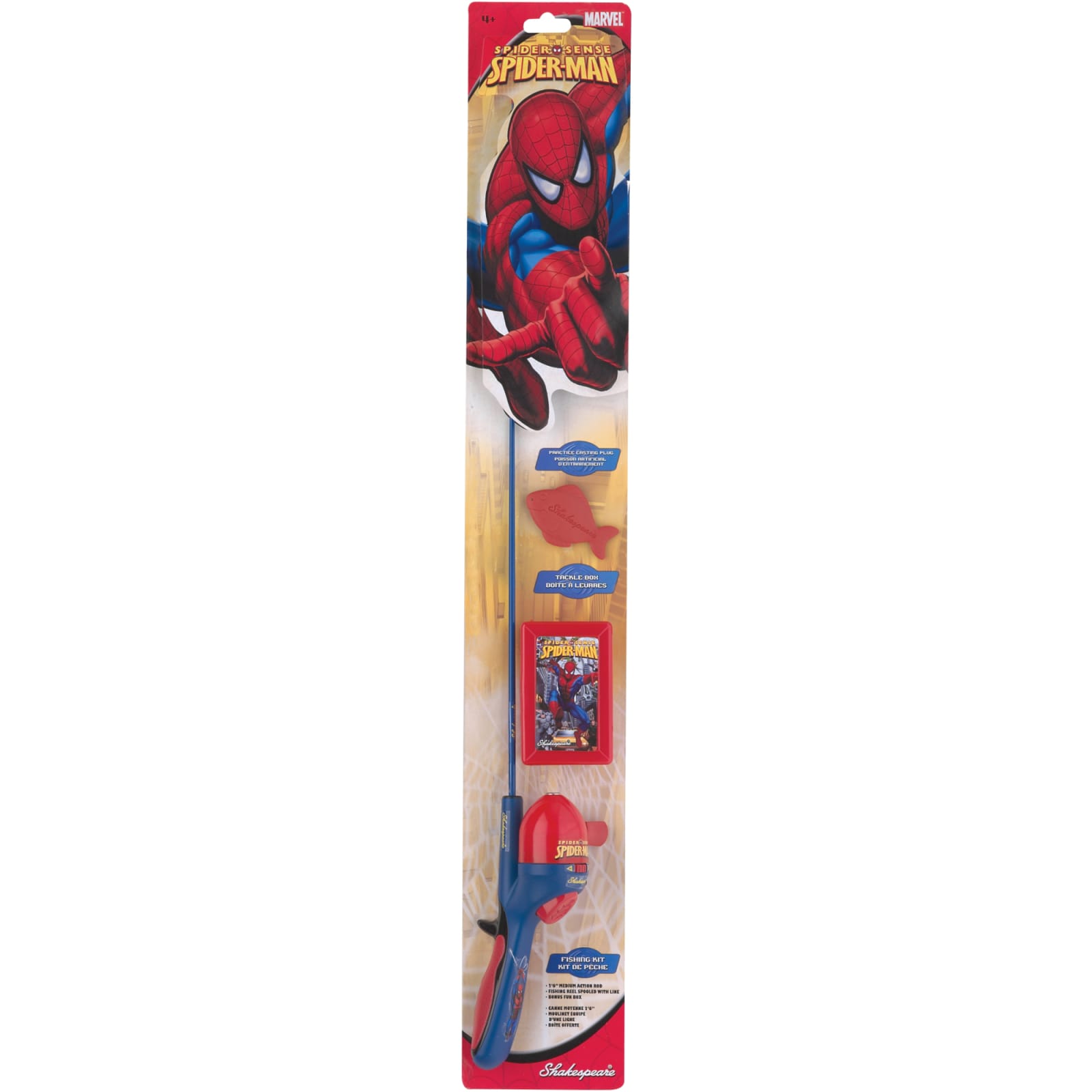 Youth Marvel Spiderman Spincast Fishing Combo by Shakespeare at Fleet Farm