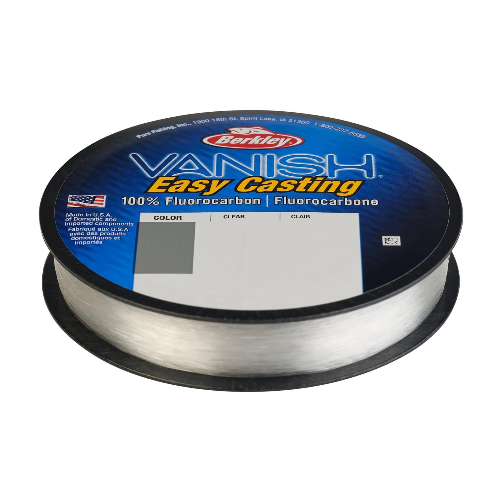 Berkley Vanish Easy Casting 100% Fluorocarbon 8LB Clear Fishing Line!  VNFS8-15