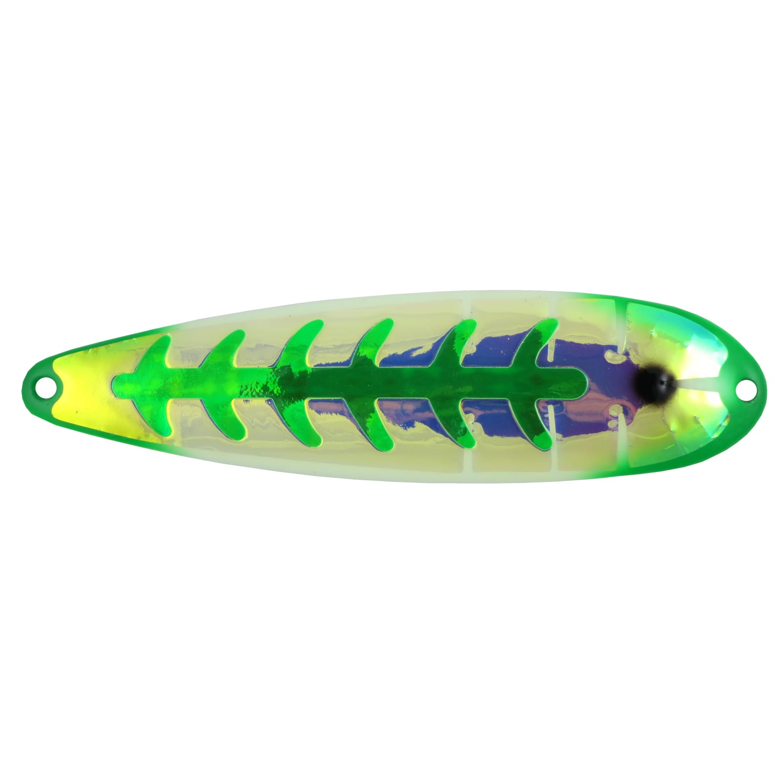 RV Series Spoon - Green Jeans by Moonshine Lures at Fleet Farm