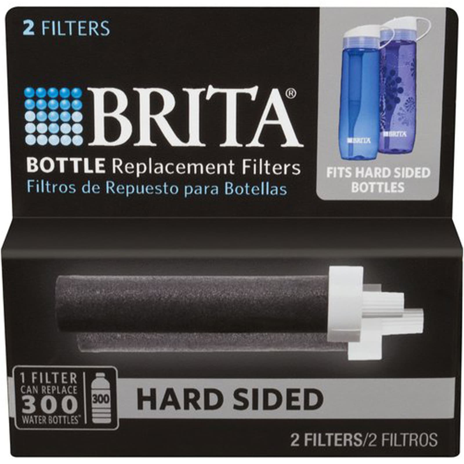 Brita Hard Sided Water Bottle Replacement Filter (3-Pack) - Town