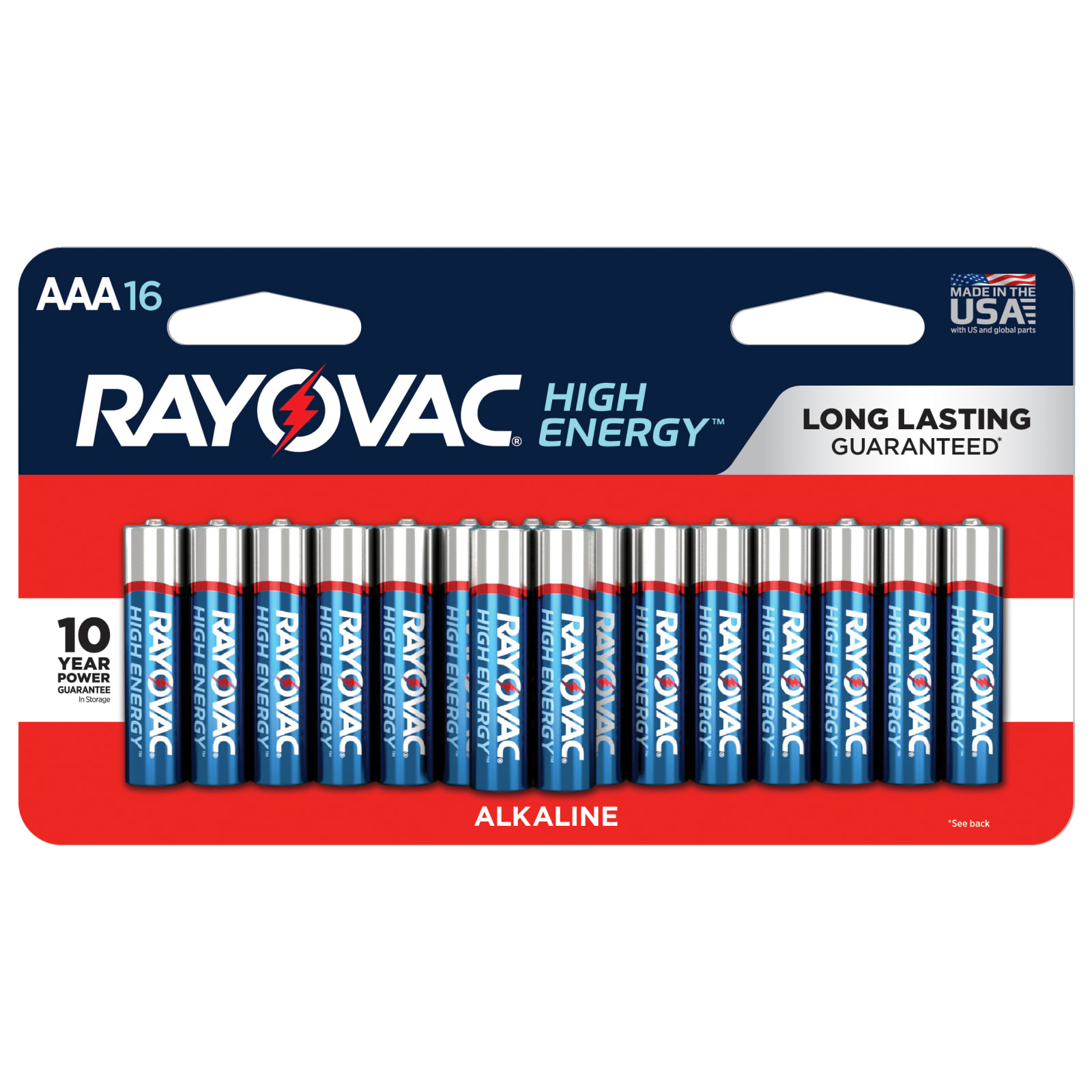 Rayovac Alkaline AAA Batteries (16-Pack) in the AAA Batteries department at