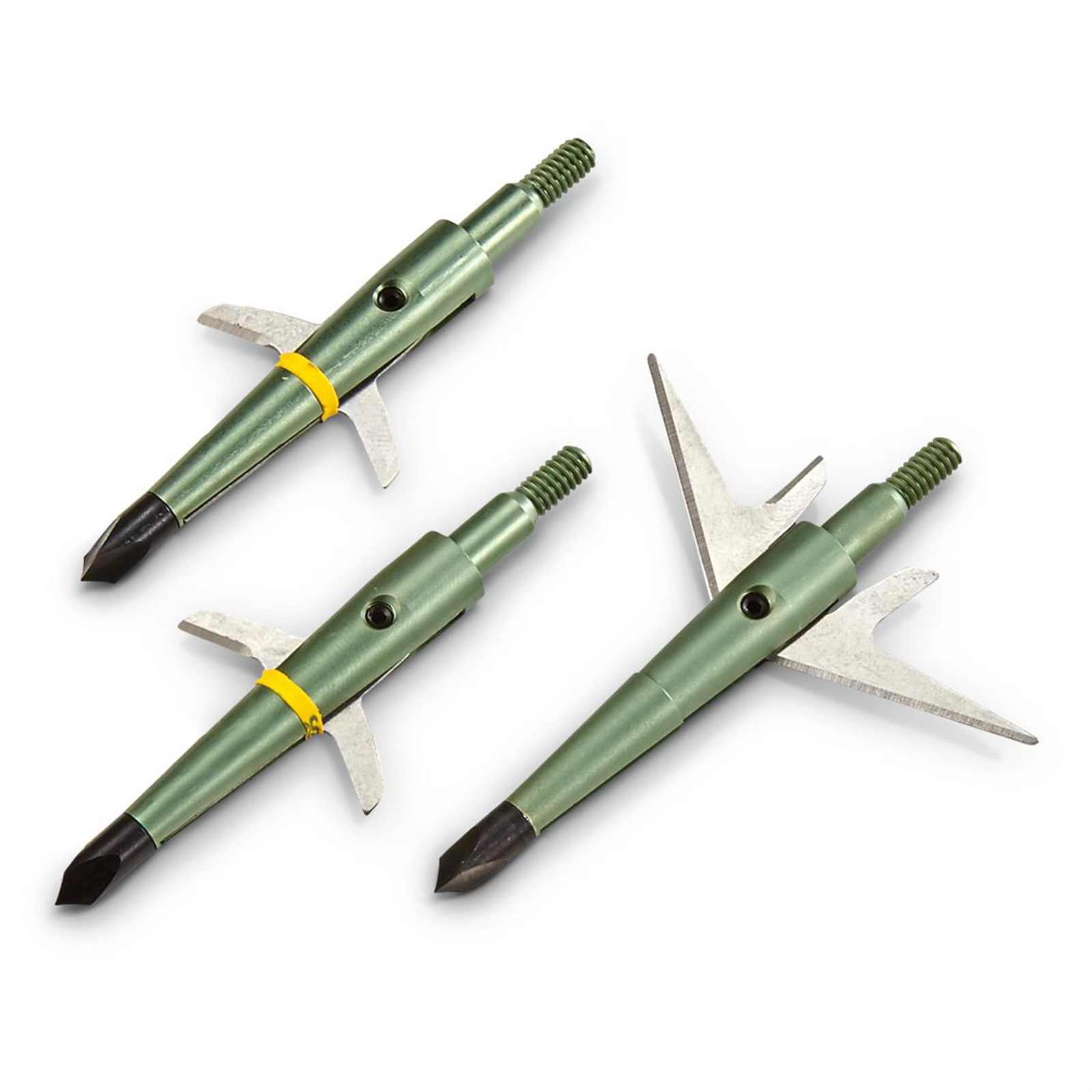 100 Grain Expandable 2 Blade Practice Broadhead w DVD 3 Pk by