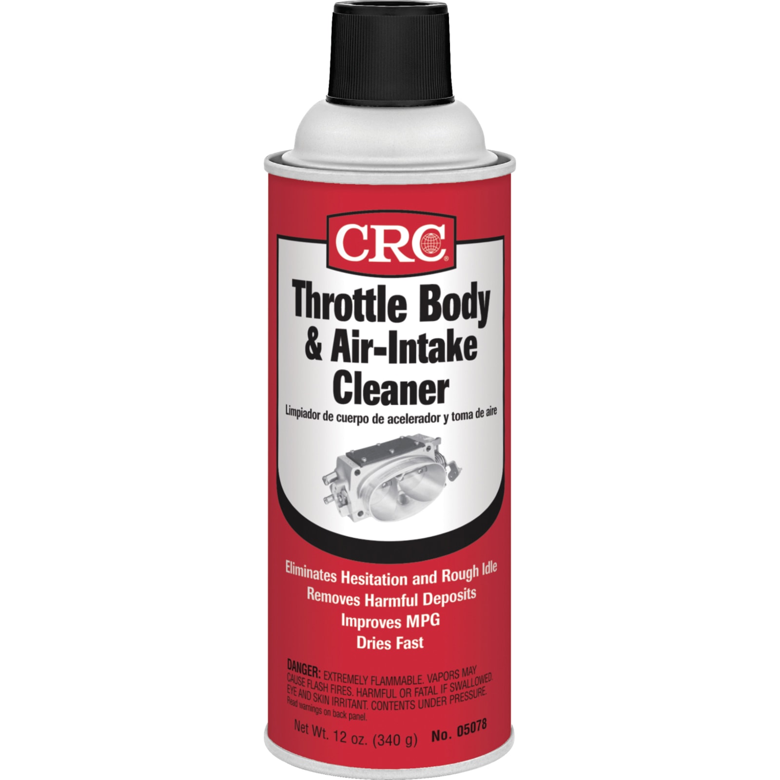 6678 CRC Throttle Body and Air Intake Cleaner, 12 oz., Aerosol Can