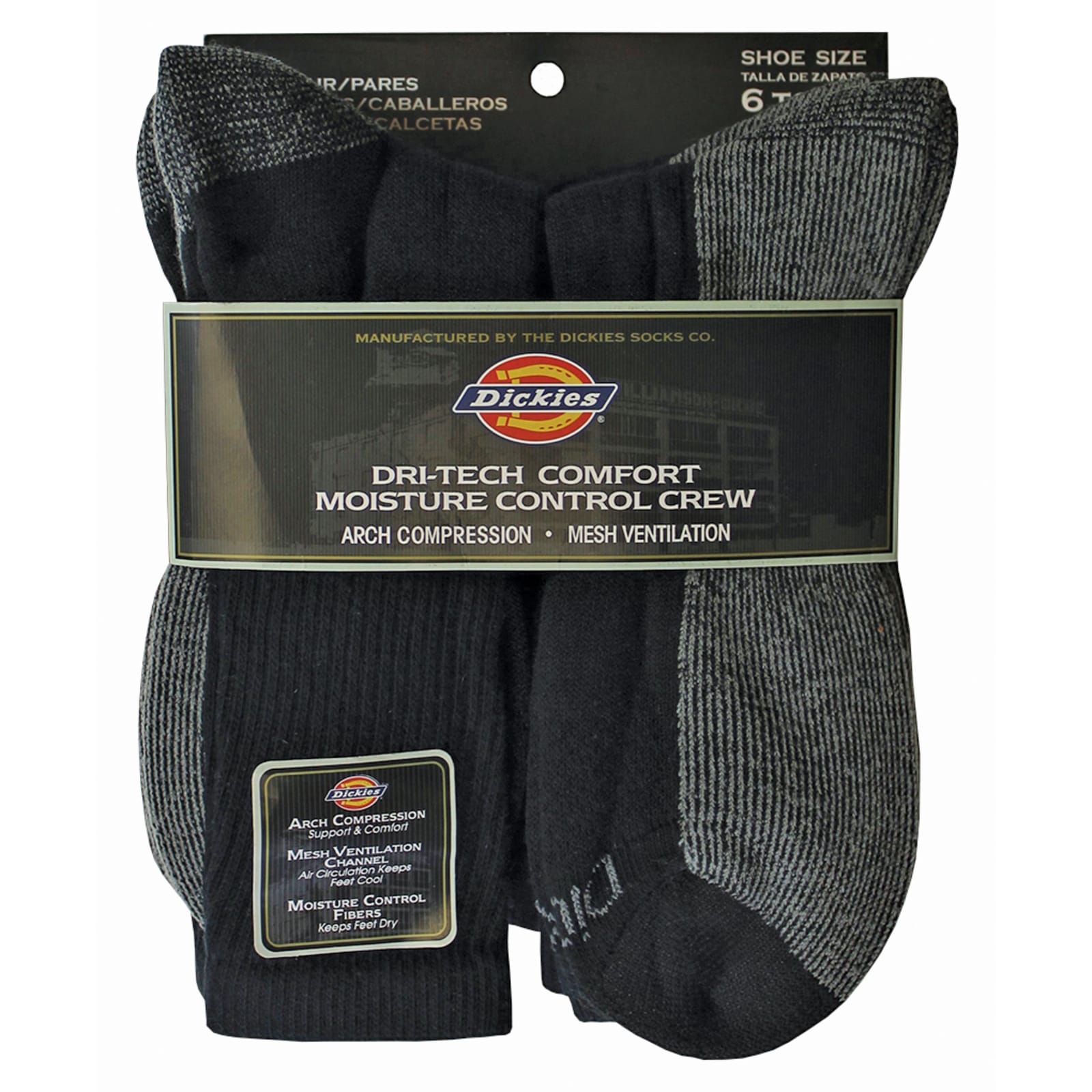 Dickies dri tech quarter socks shop
