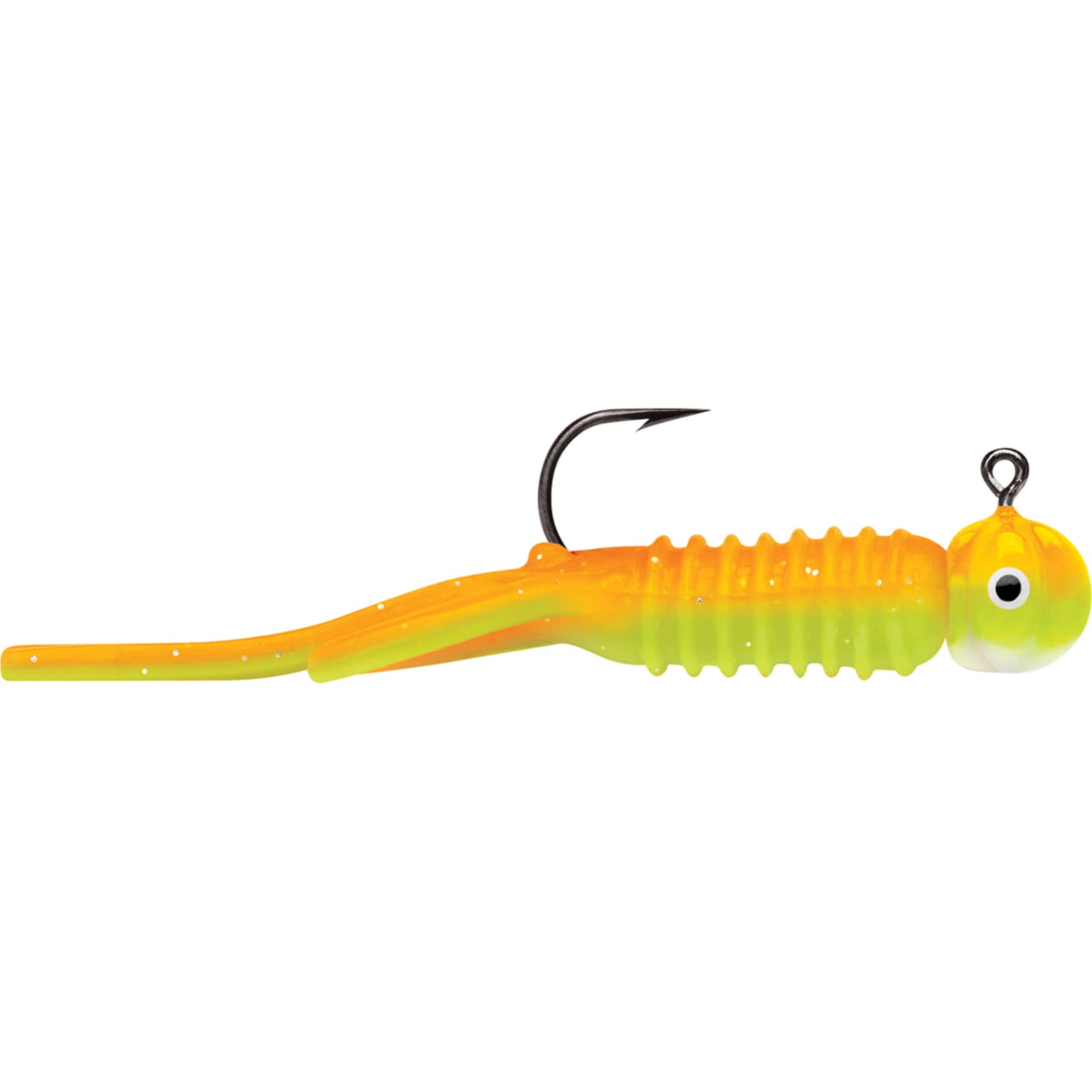 VMC NYJ Nymph Orange Chartreuse Glow Panfish Jig by VMC at Fleet Farm