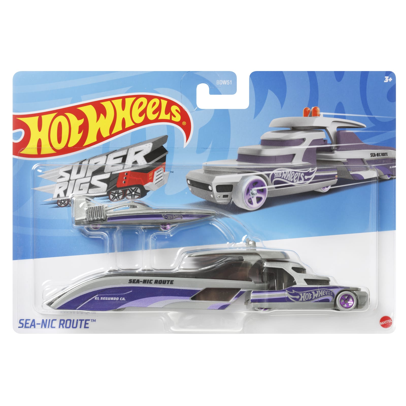 Hot Wheels Transporteur Lift et Lunch Mattel