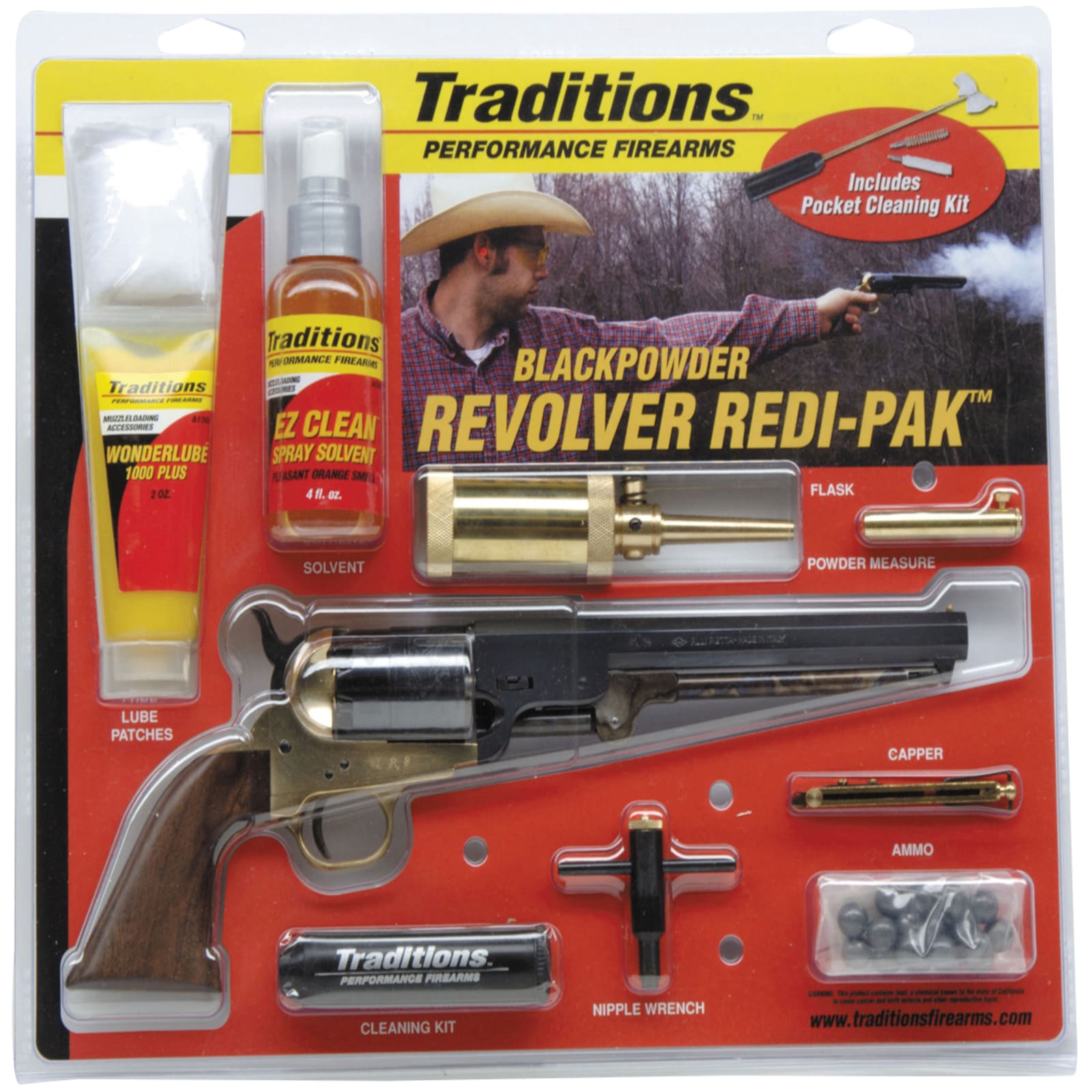 1851 Navy .44 Cal Black Powder Revolver Redi-Pak by Traditions at Fleet Farm