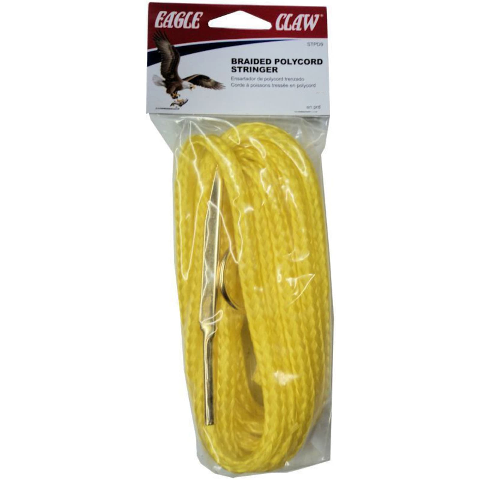 Yellow Braided Polycord Stringer w/ Metal Hardware by Eagle Claw