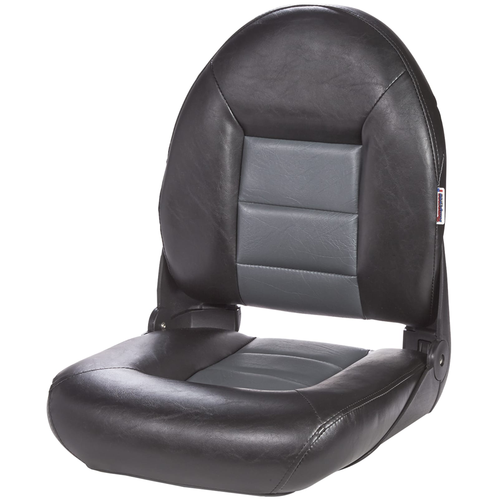 NaviStyle Black & Charcoal High-Back Boat Seat by Tempress at Fleet Farm