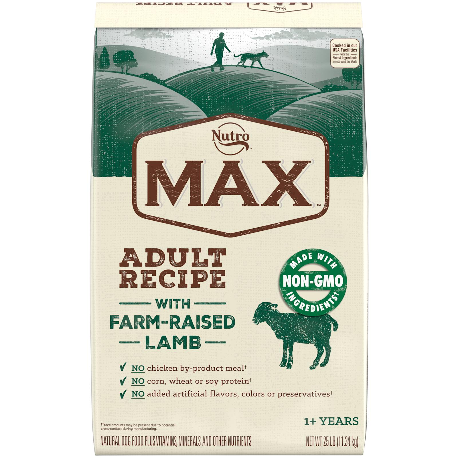 Nutro max adult dog hotsell food