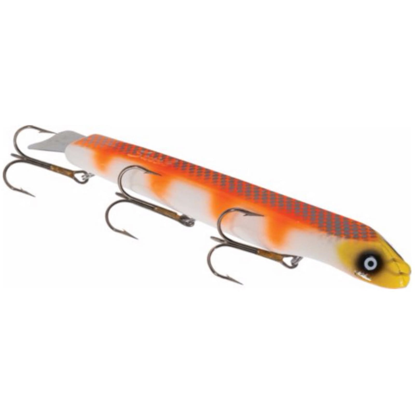 High-Impact Thriller Musky Lure - Orange Sherbert by Suick at