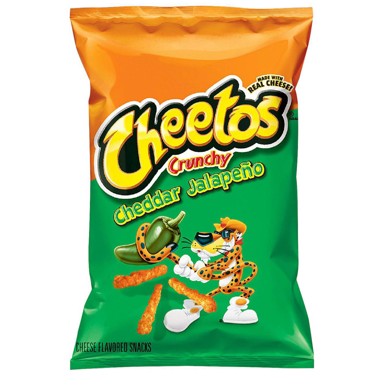 Cheetos Crunchy Cheddar Jalapeno Cheese Flavored Snacks 8.5 oz bag