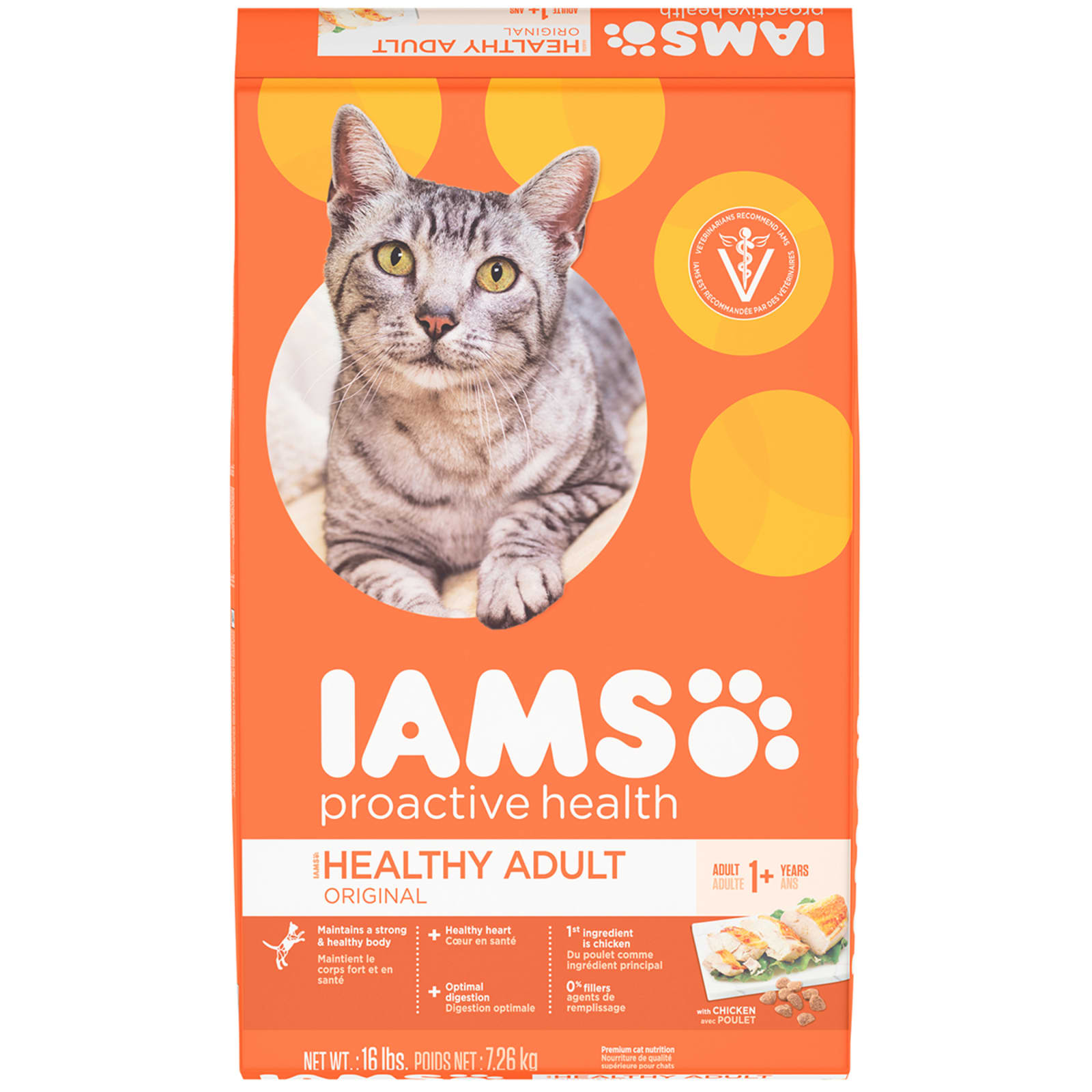 Iams healthy adult cat food on sale