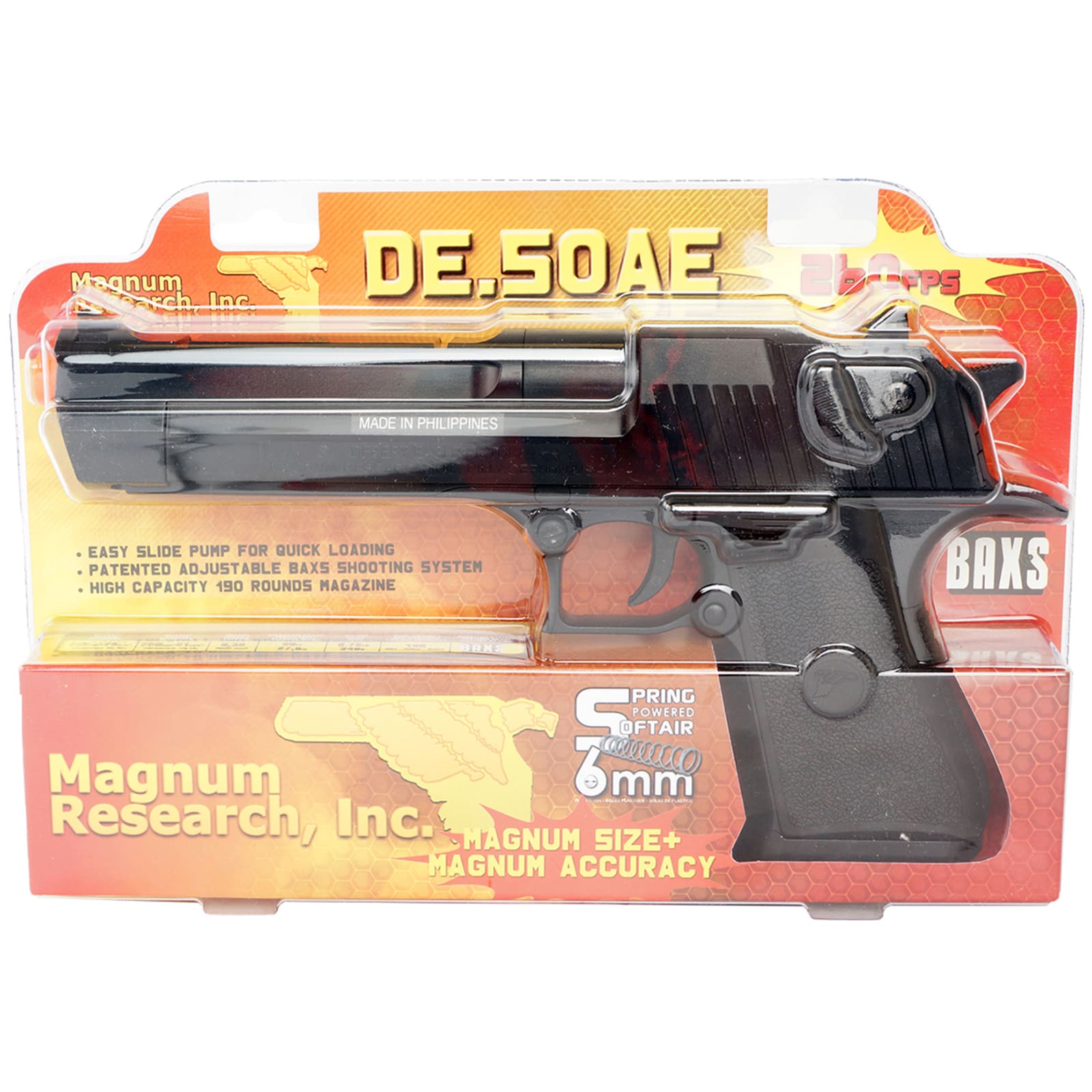 Desert Eagle .50 AE Licensed Spring Airsoft Pistol Gun 2-Tone - Unlimited  Wares, Inc
