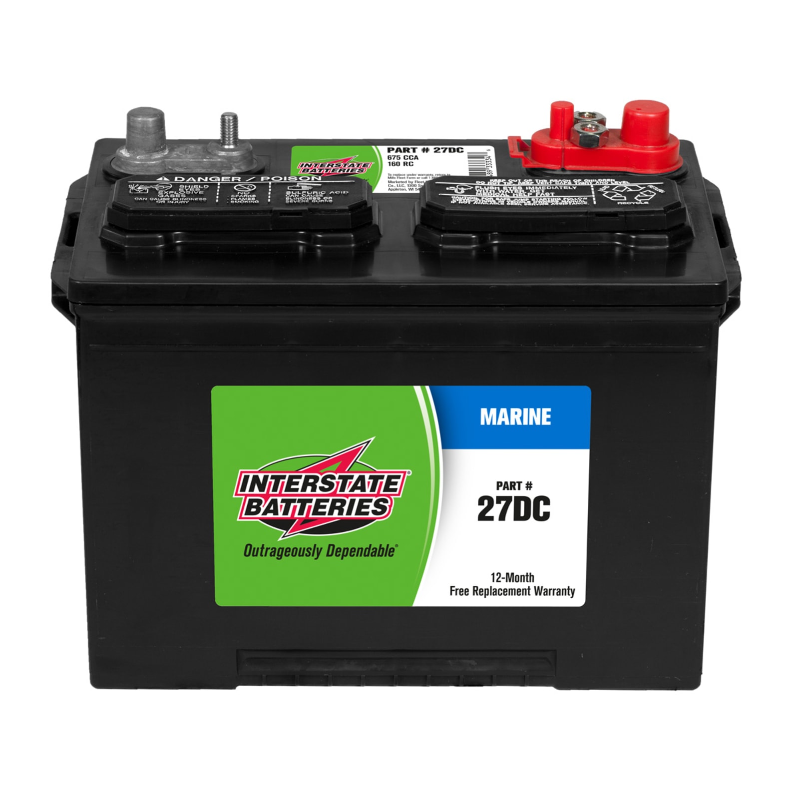 Interstate 27DC Marine RV Battery Costco, 49 OFF