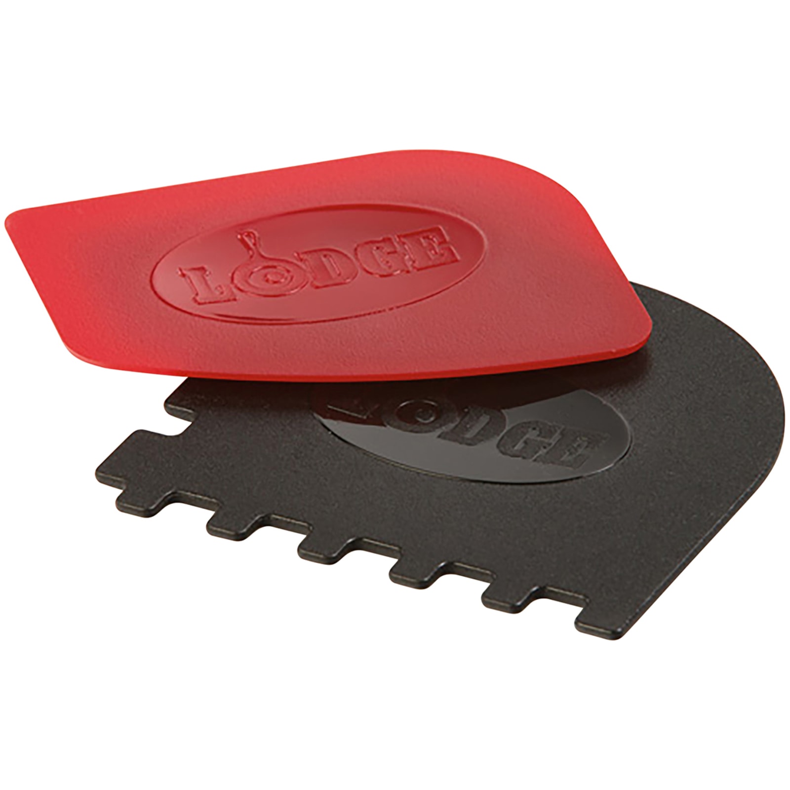 Lodge Scraper Combo Pan and Grill Scraper, Red/Black