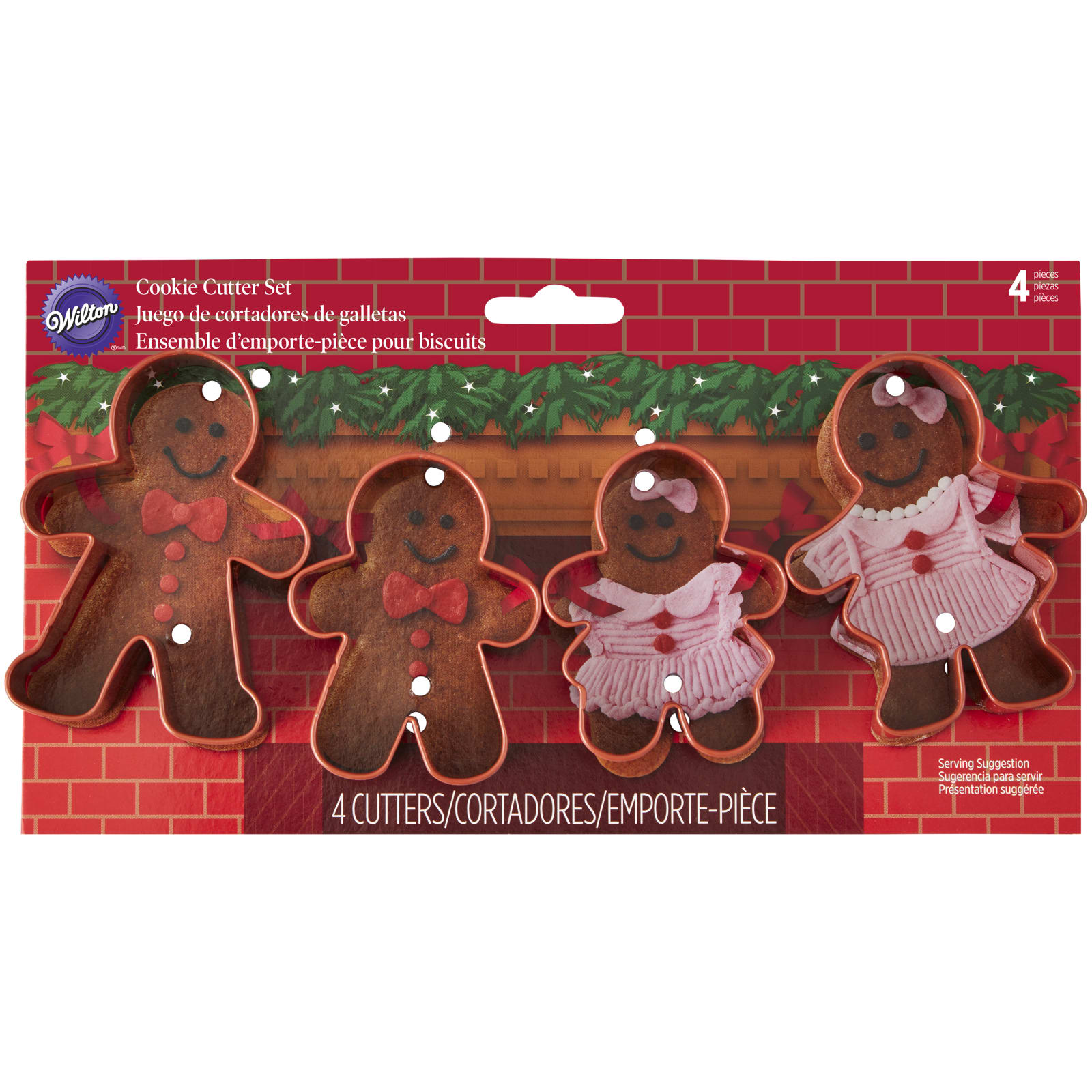 Gingerbread Giant Cookie Pan. Man/Boy or Woman/girl. Wilton. Non