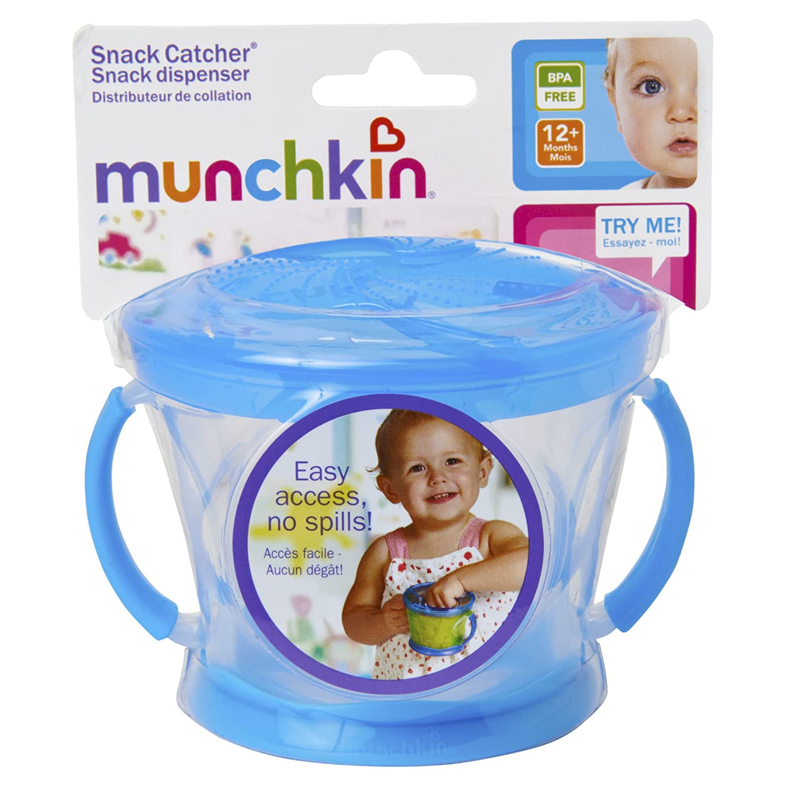 Munchkin Spill-Proof Cup & Snack Catcher, 2 in 1