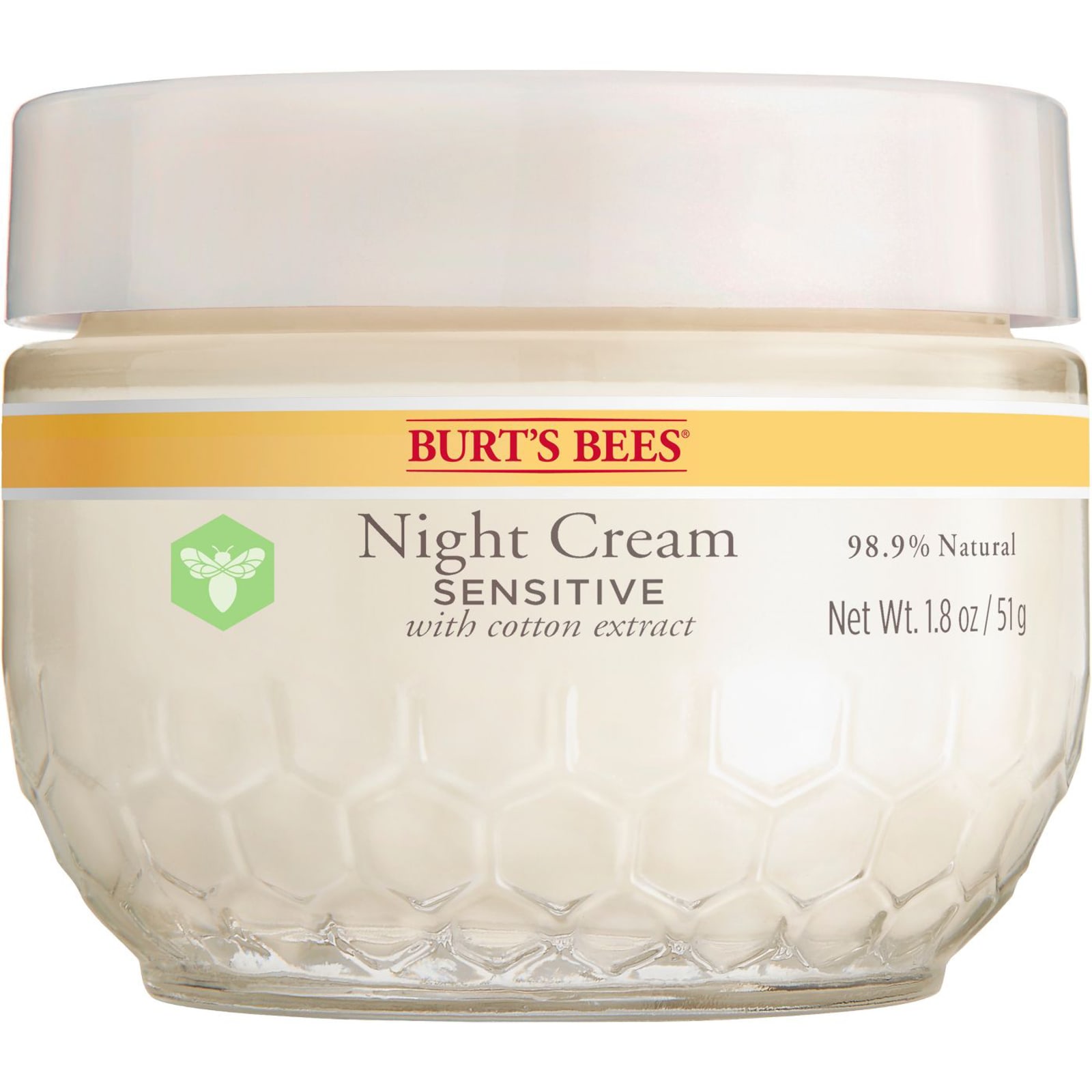 1.8 oz Sensitive Night Cream by Burt's Bees at Fleet Farm