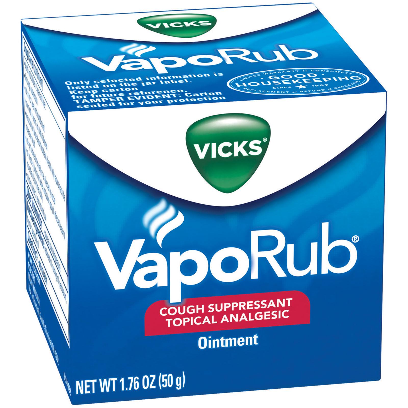 Vicks VapoRub Cough Suppressant - Original, 1.76 oz