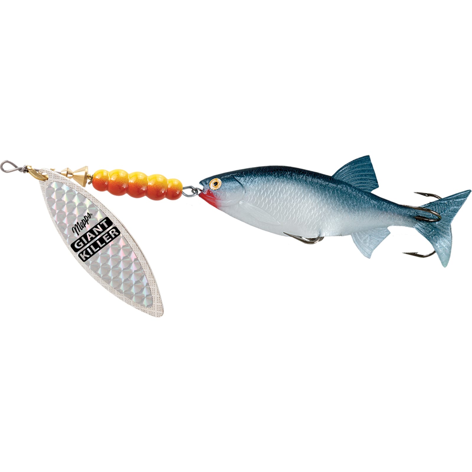 Giant Killer Mino 1-1/2 oz Rainbow Musky Bucktail by Mepps at