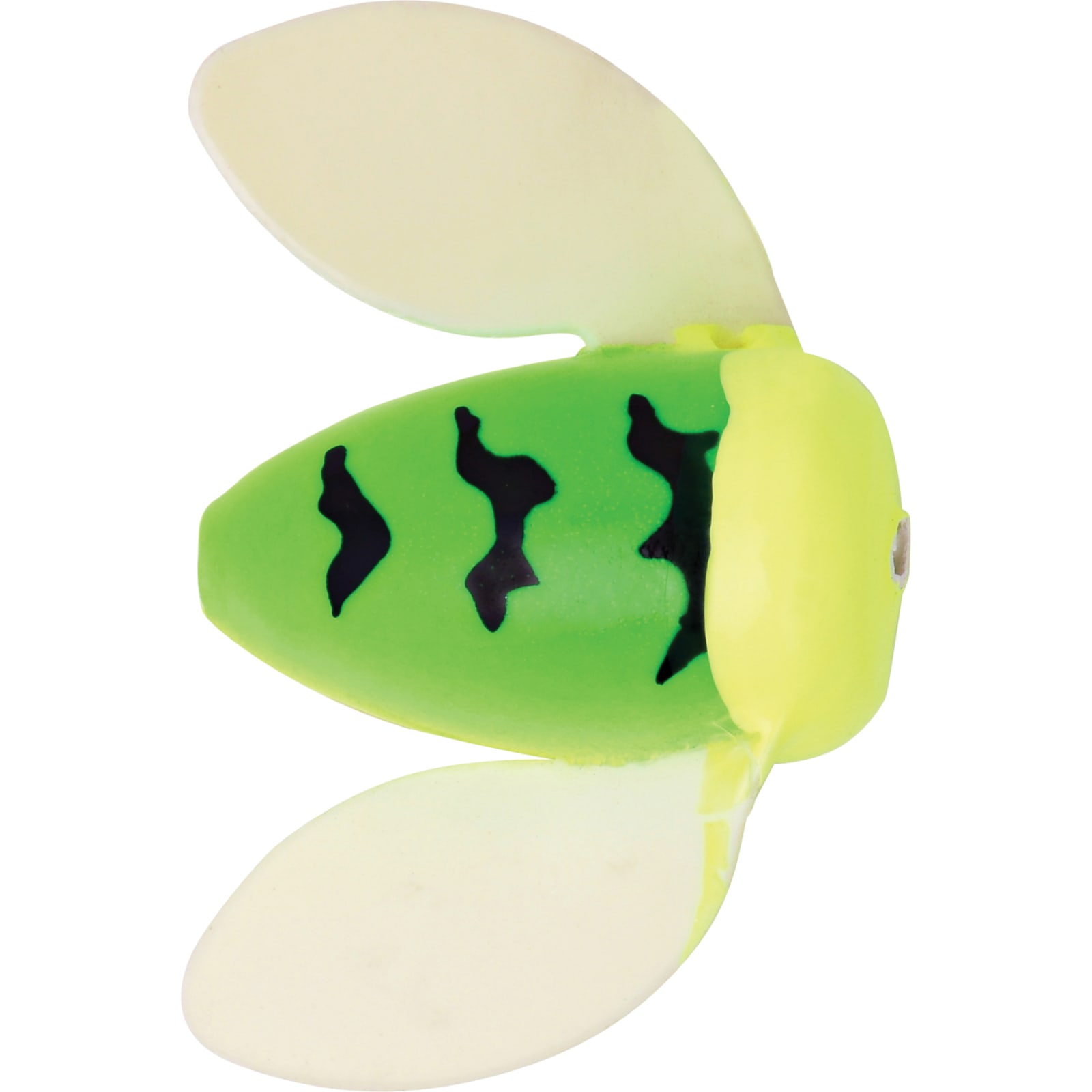 Spin-N-Glo Bodies - Lime Chartreuse Tiger by Worden's at Fleet Farm