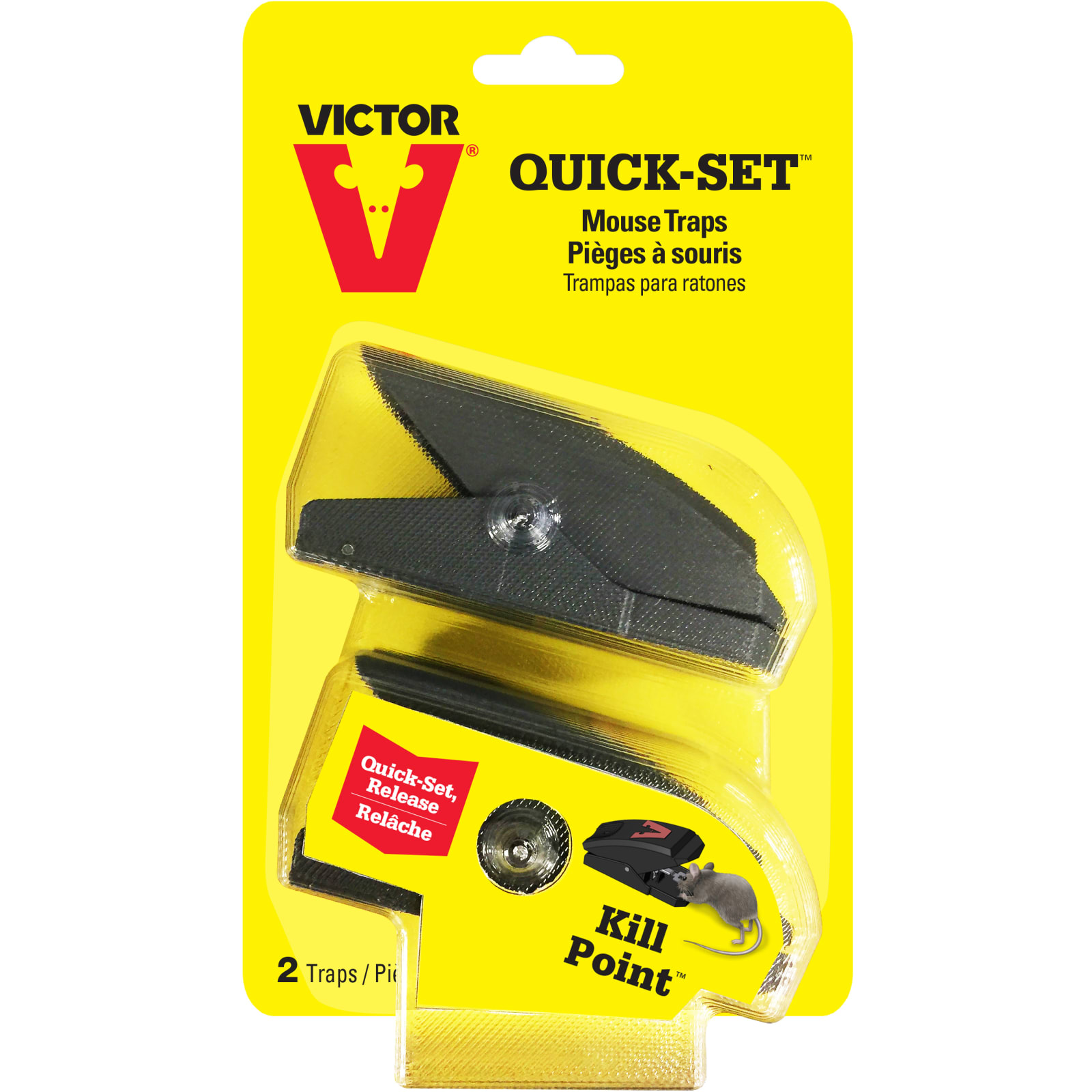 Victor Power Kill Mouse Trap, 2-pk