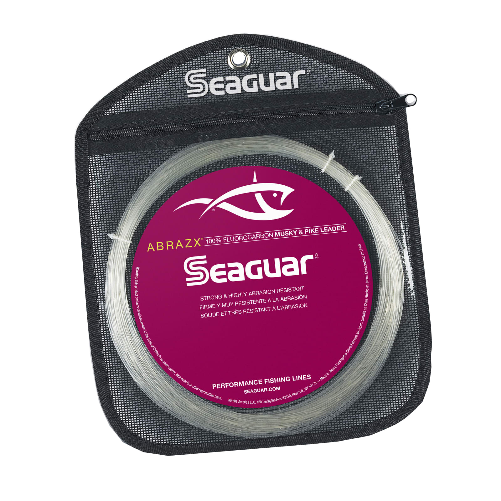 AbrazX Muskie/Pike Leader - Clear by Seaguar at Fleet Farm
