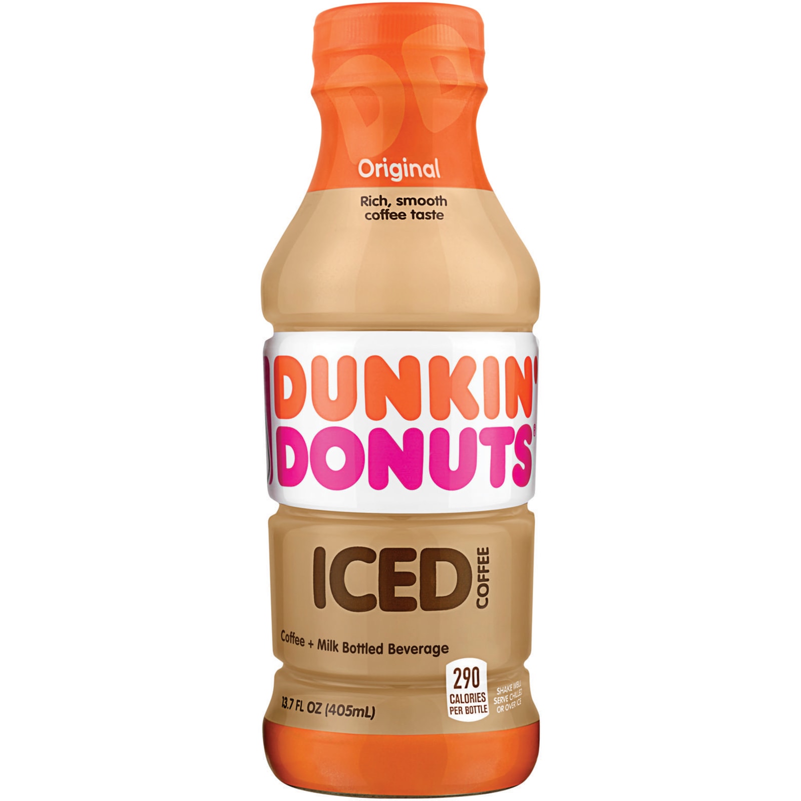 (12 bottles) Dunkin' Donuts Iced Coffee, French Vanilla, 13.7 fl oz