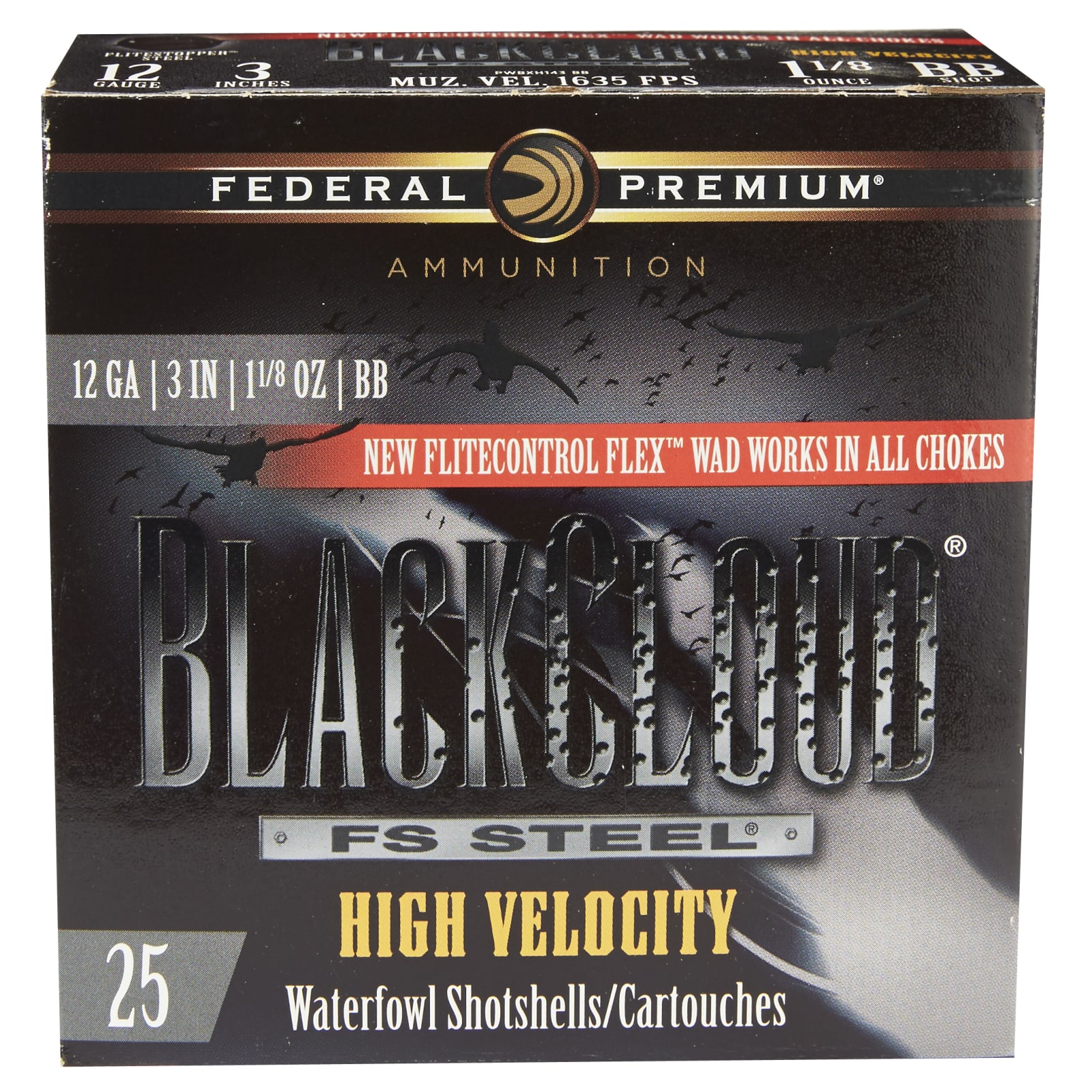 Activ Steel Shot 12ga (3 Shell / 1 3/8 Oz / BB) - 12 Gauge Shells