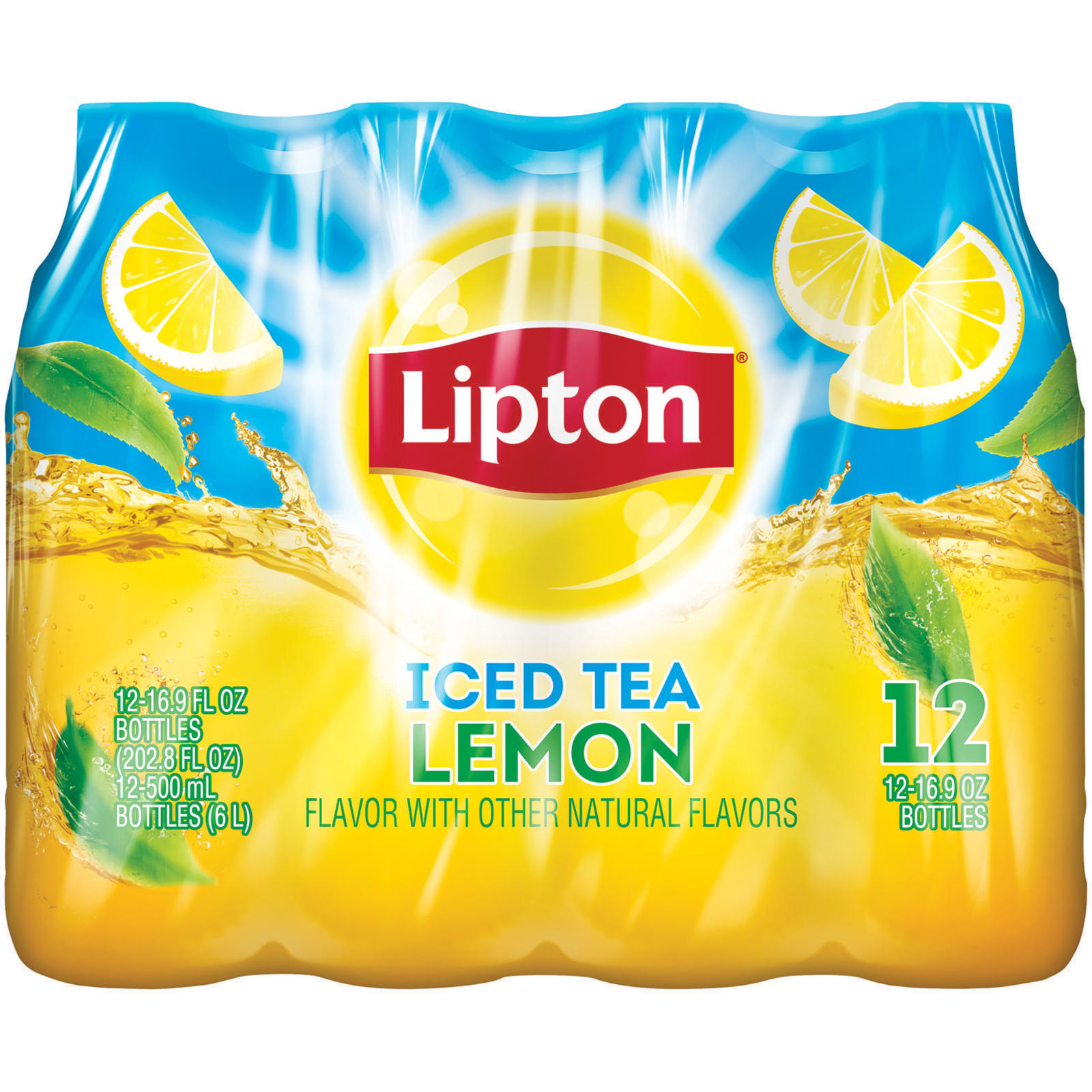 Lipton Lemon Iced Tea 16.9 oz Bottles