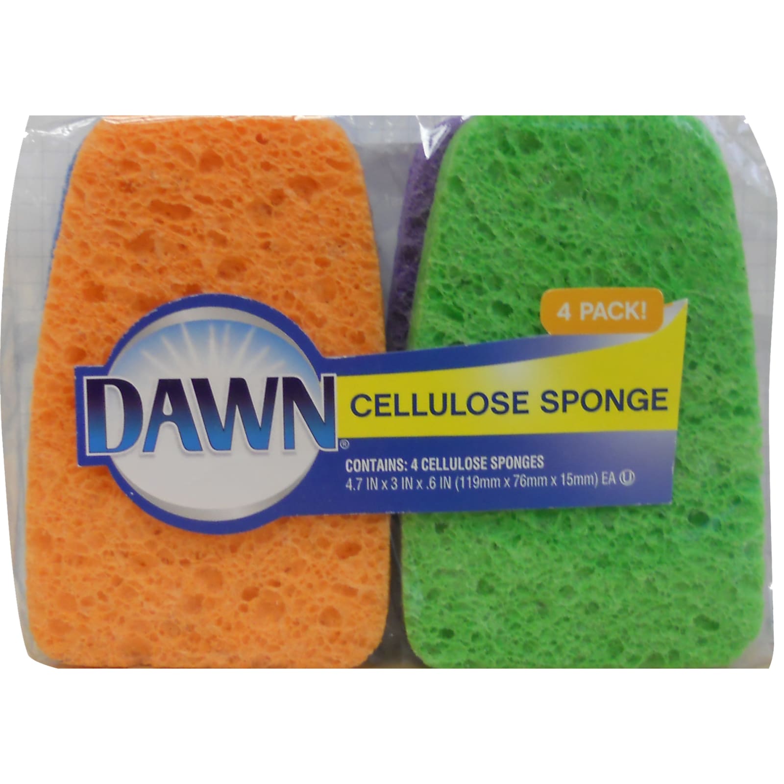 4 in. Cellulose Sponge (6-Pack)