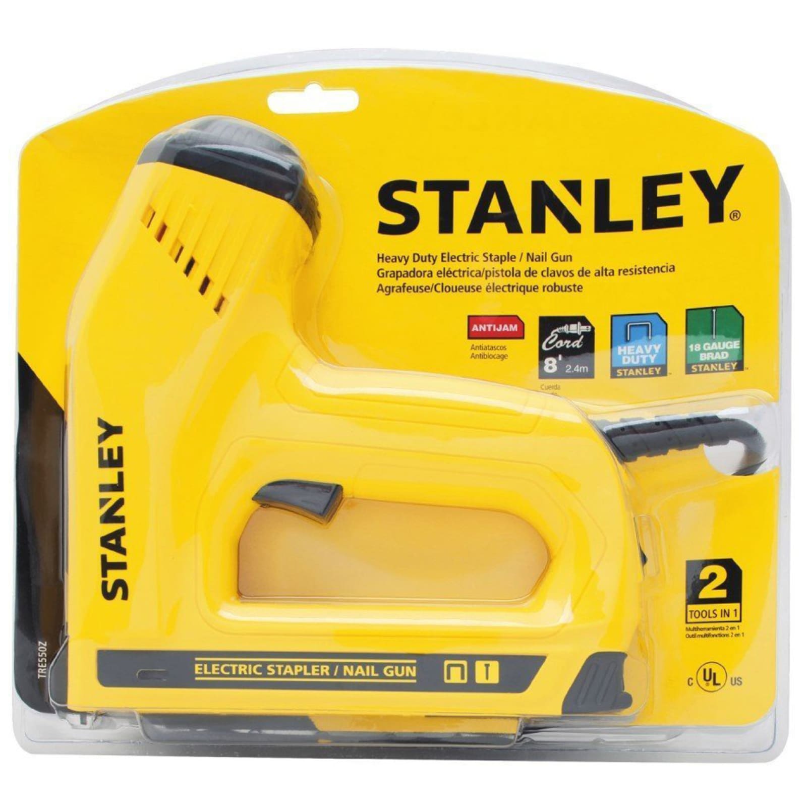 Stanley 2-in-1 Electric Stapler and Brad Nailer TRE550Z