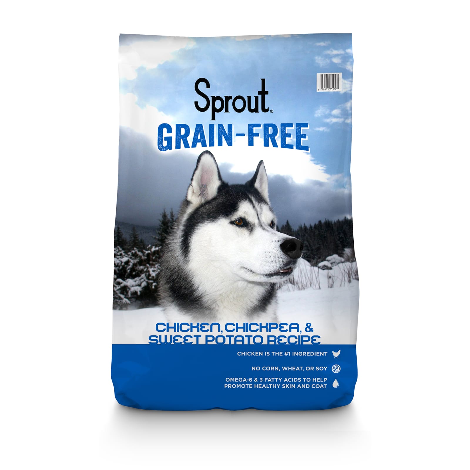 Chicken and chickpea dry dog food top