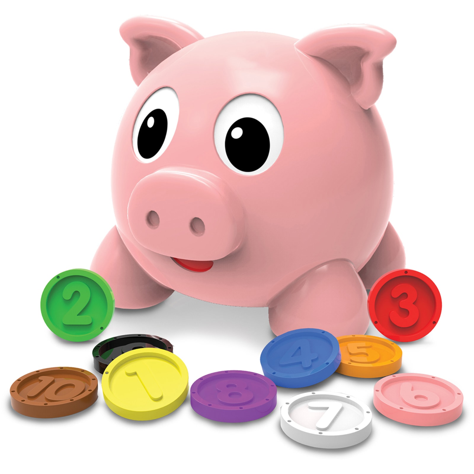 Hamm Piggy Bank Cute Pink Pig Money Box Plastic Saving Coin Box with Color  Package Money Bank Great Gift Toy for Kid Children Girls Boys