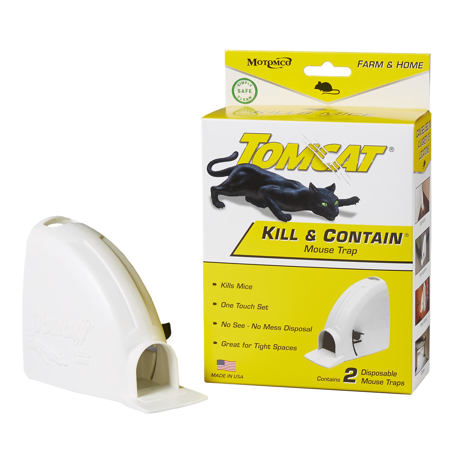 TOMCAT Kill & Contain Mechanical Mouse Traps (2-Pack) - Gillman Home Center