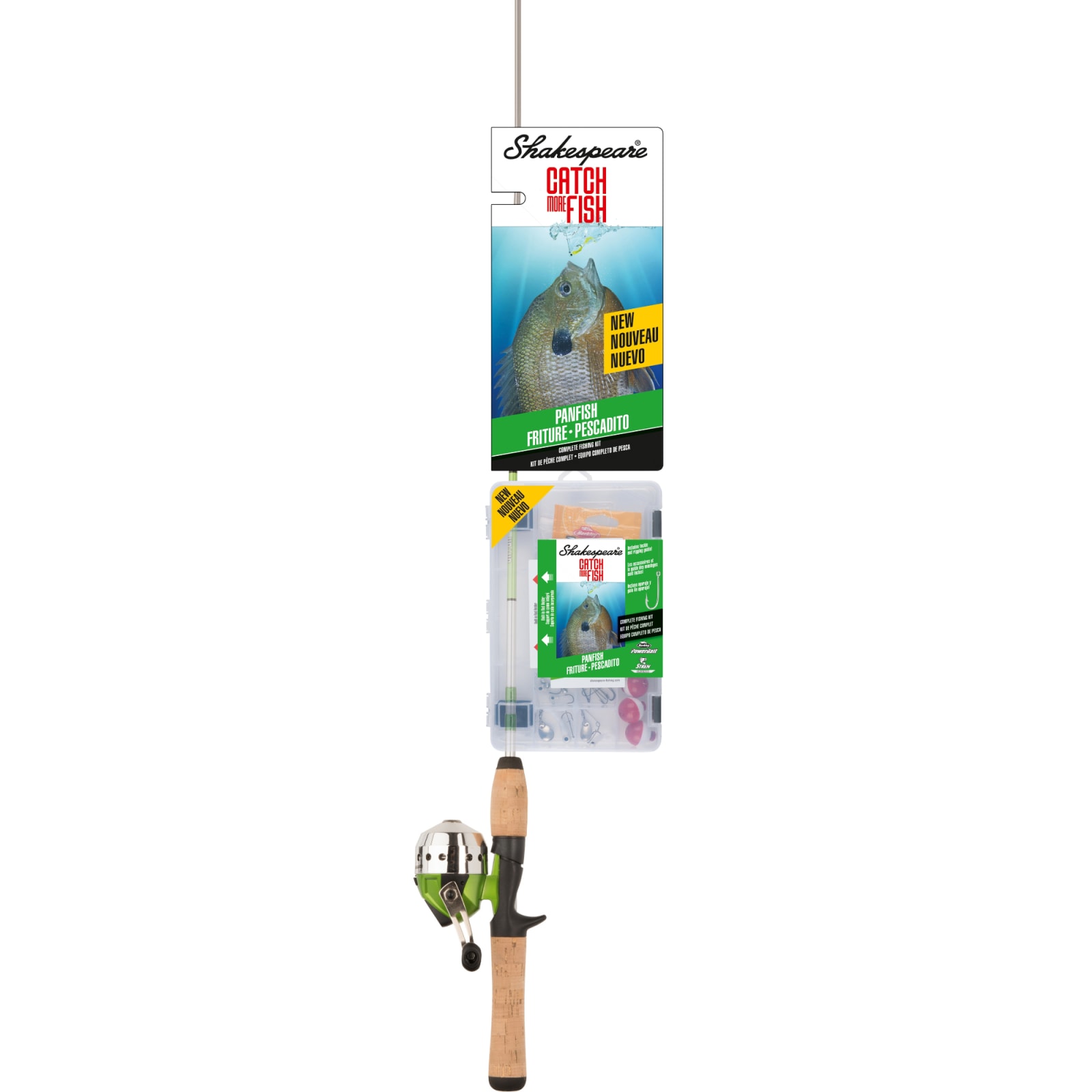 Catch More Fish Panfish Spincast Kit w/1BB Reel & Rod by Shakespeare at  Fleet Farm