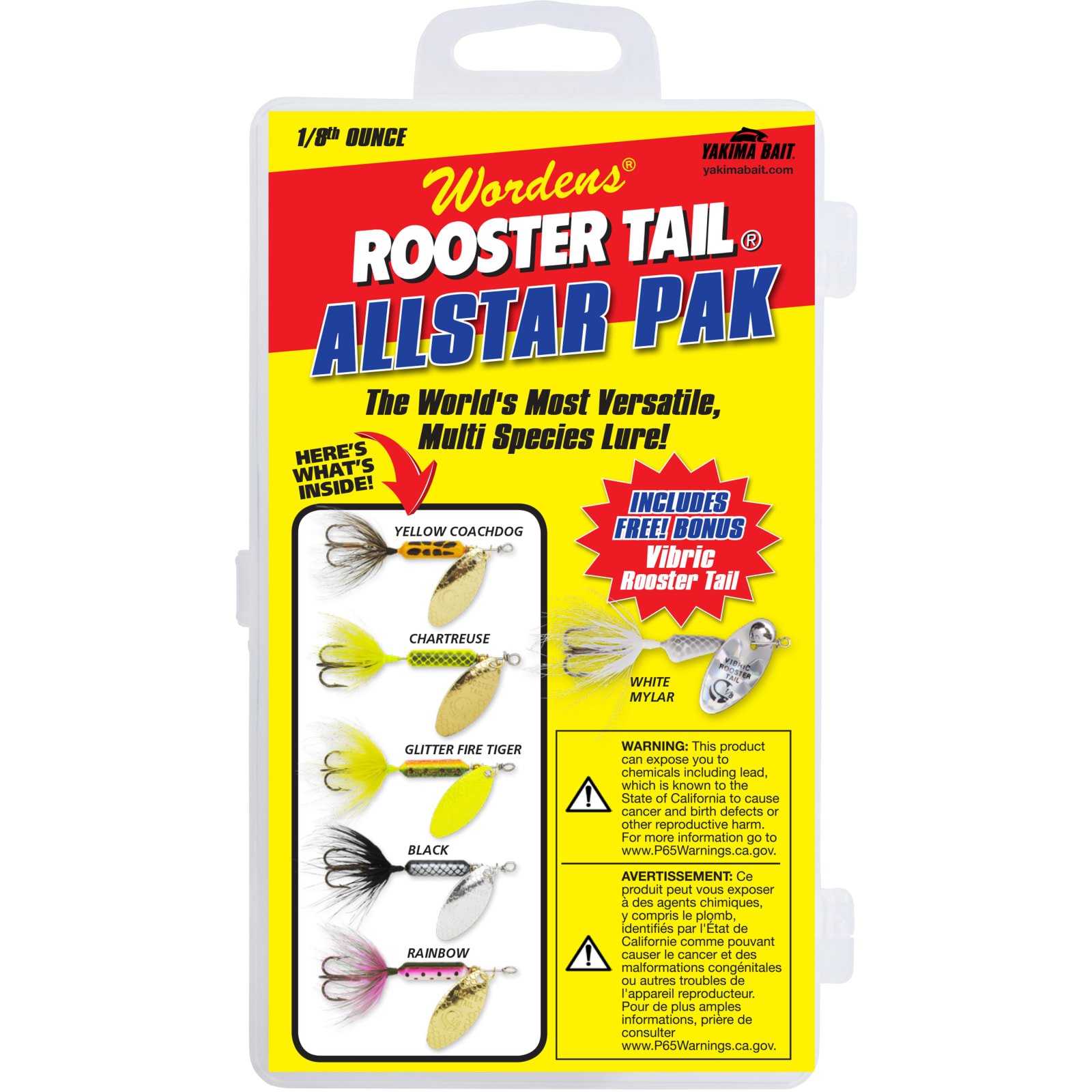 Rooster Tail Box Kit - 1/8 oz.