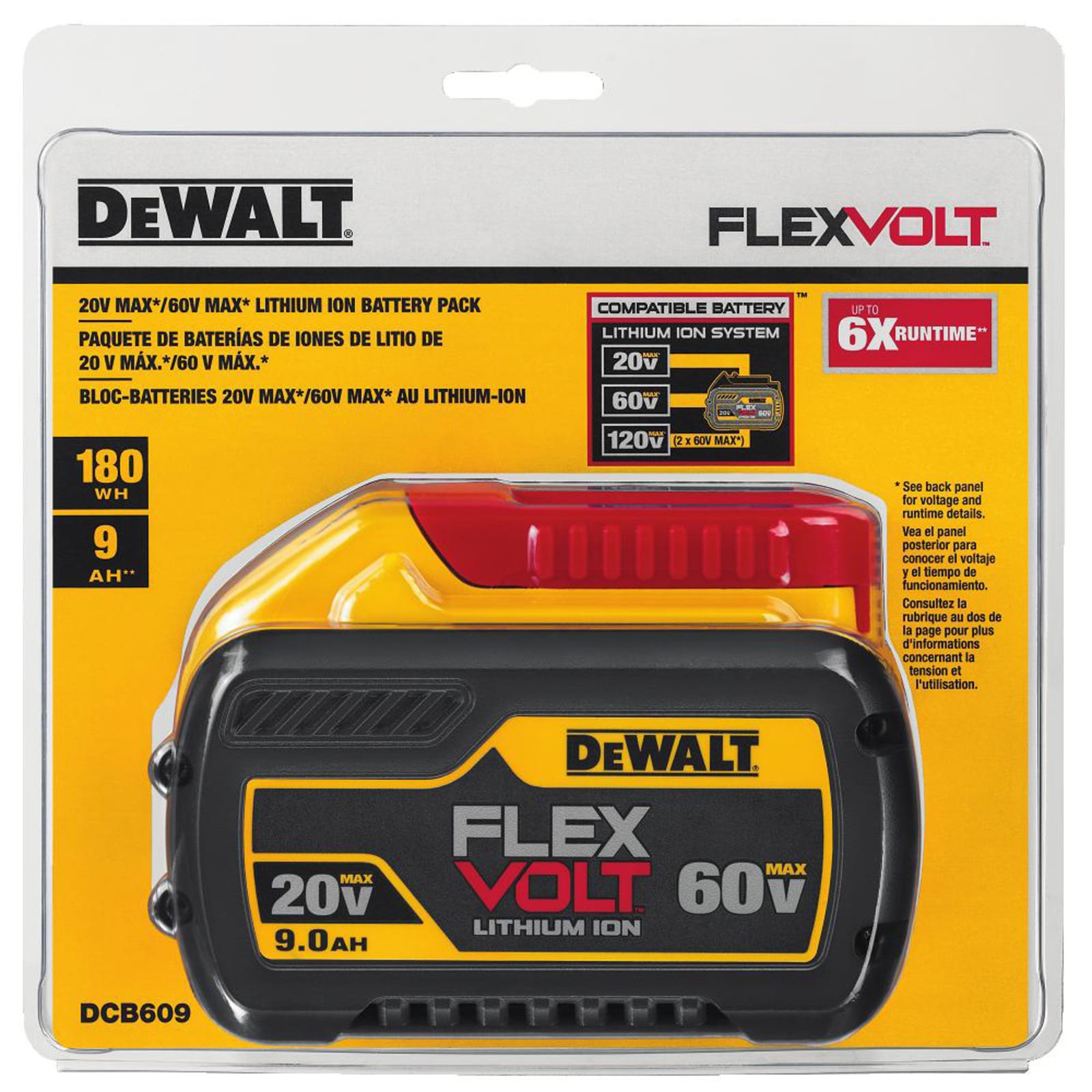 Dewalt 20 2024 volt flexvolt battery