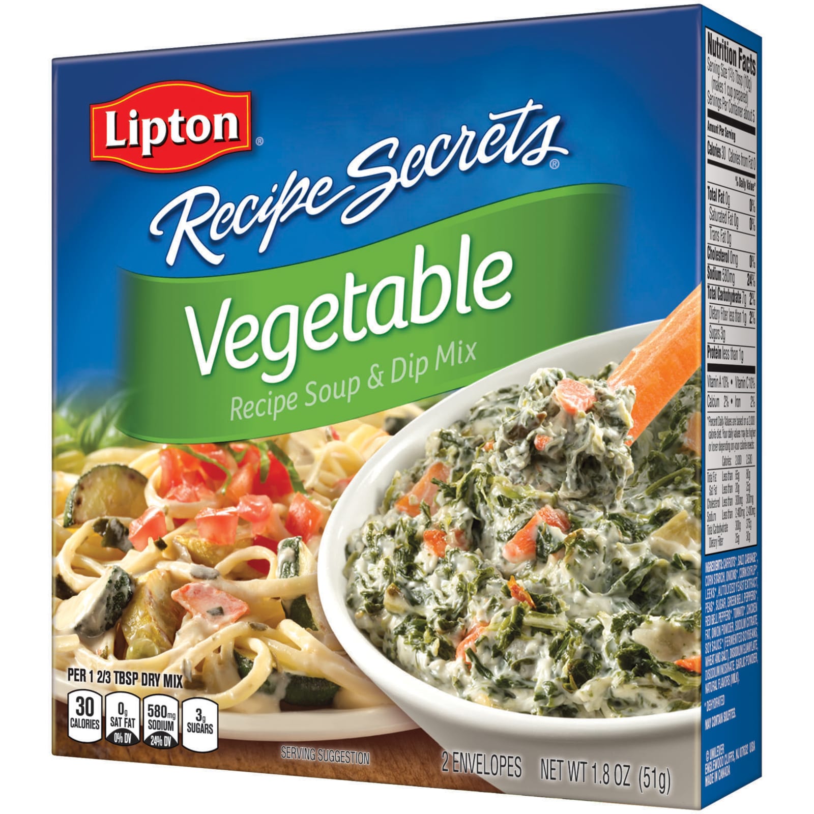 Lipton Kosher Recipe Secrets Vegetable Soup & Dip Mix - 2oz : Target