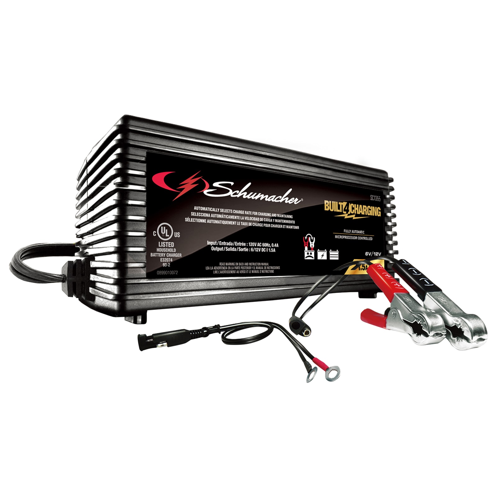 Schumacher 15/3 Amp Battery Charger/Maintainer, 1 ct