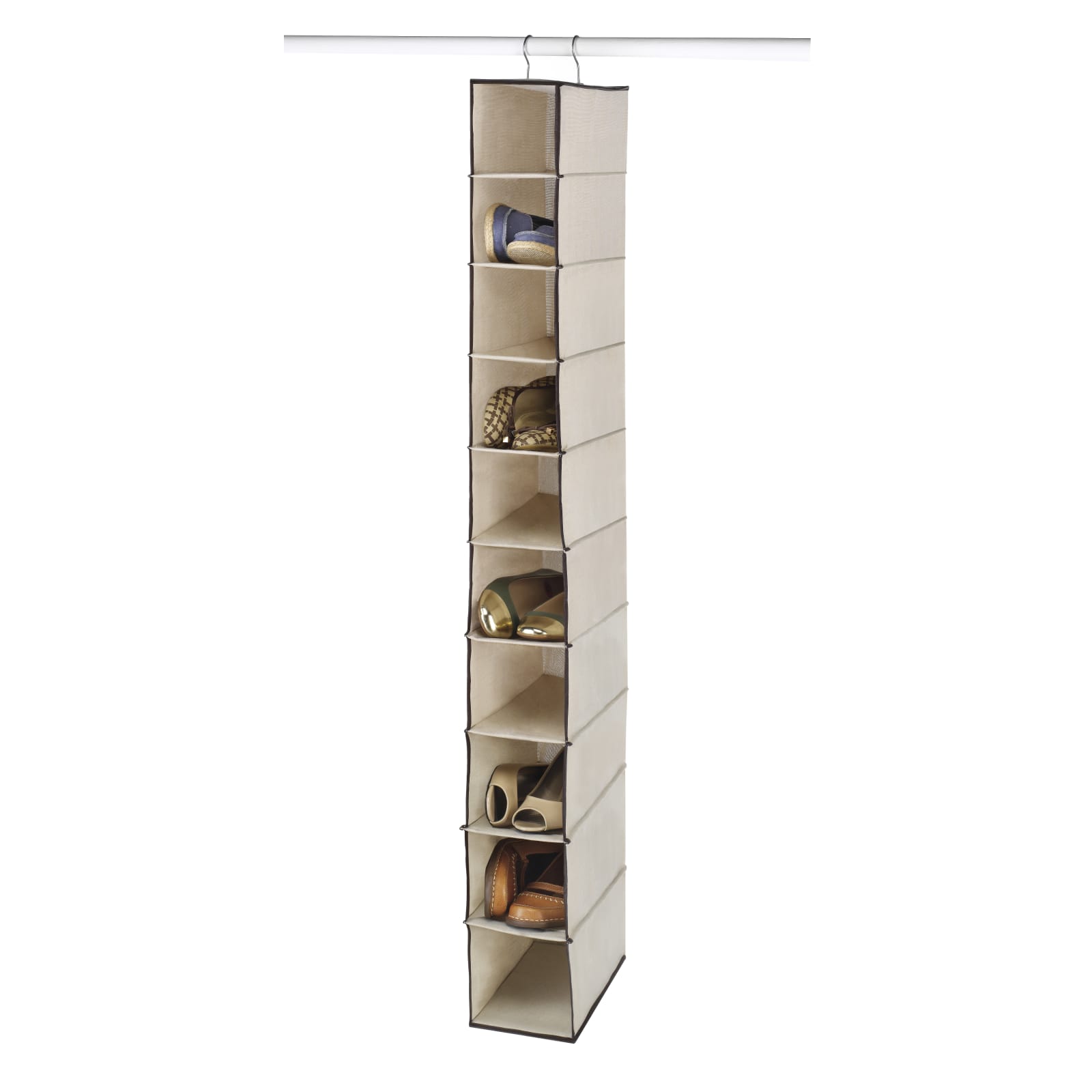 Canvas shoe rack top