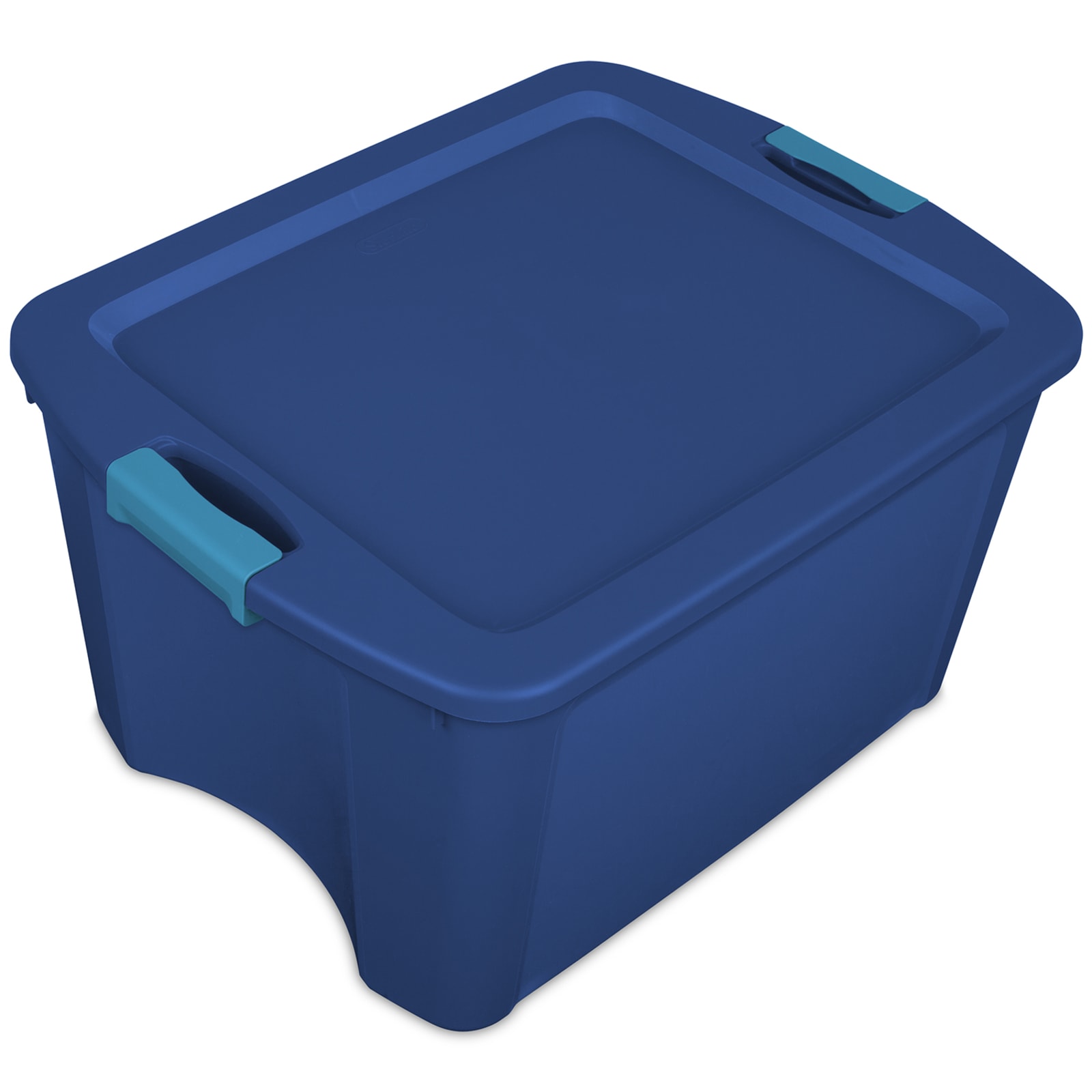 Rubbermaid 6-Pack Medium 3-Gallons Blue Weatherproof Heavy Duty Tote with  Latching Lid in the Plastic Storage Containers department at