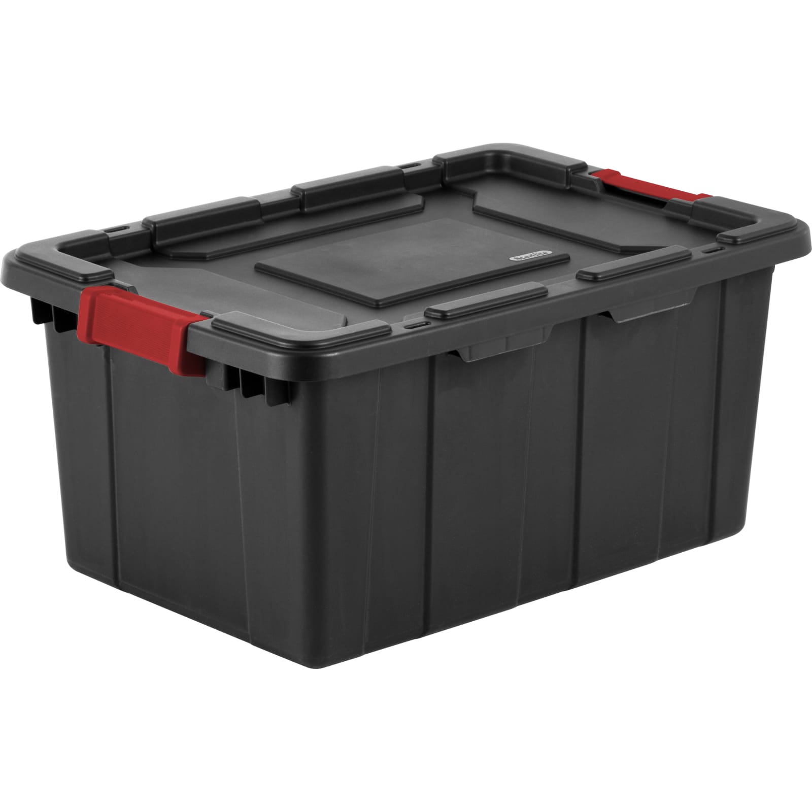 HART 27 Gallon Heavy Duty Latching Plastic Storage Bin, 43 OFF