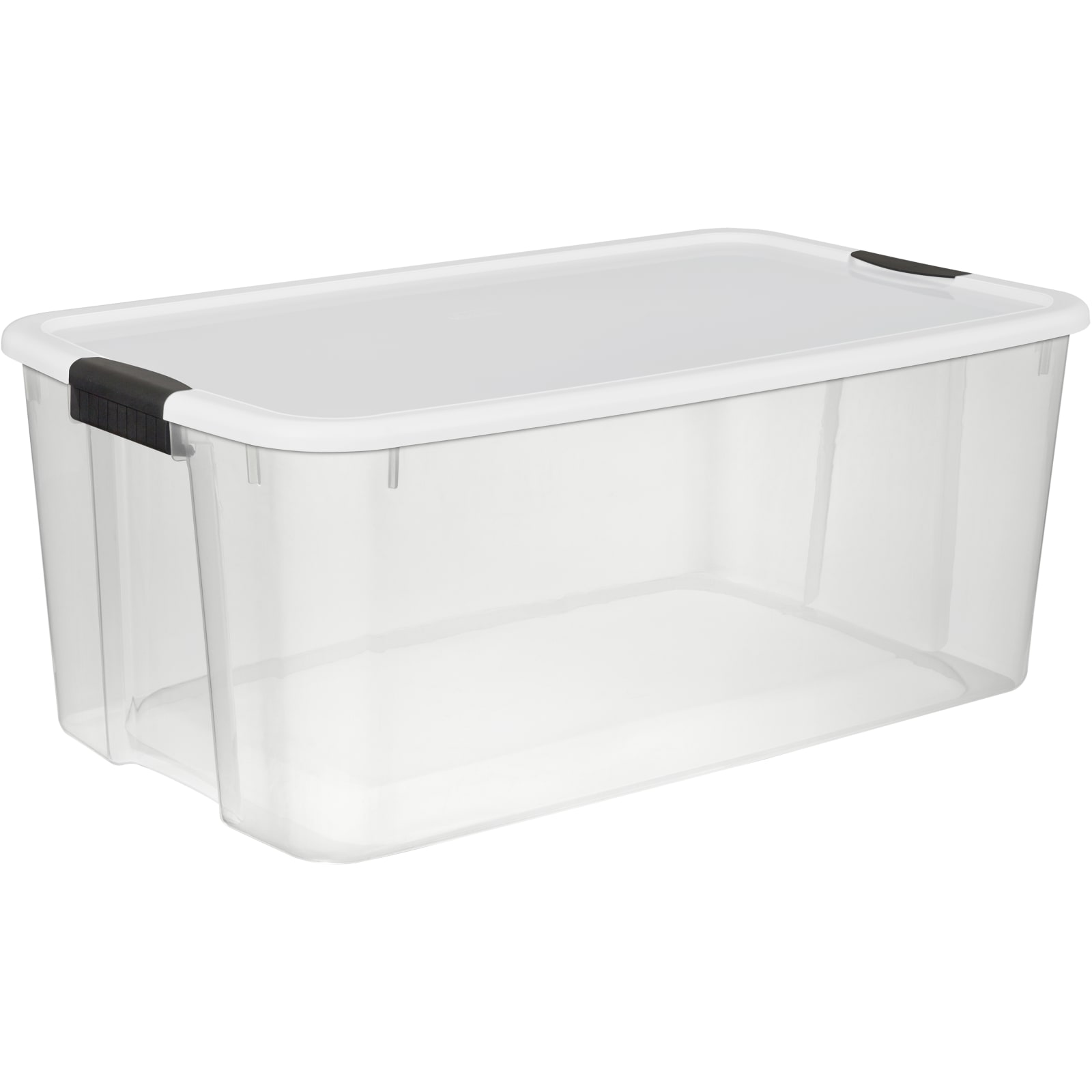 Sterilite 116 Qt Ultra Latch Box, Stackable Storage Bin With Lid